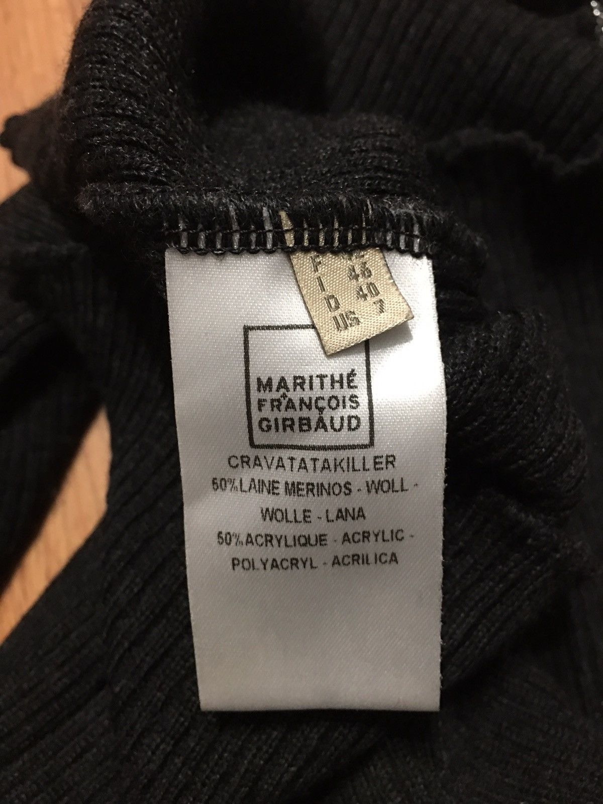 Marithe + Francois Girbaud Marithe Francois Girbaud Black Wool Designer Sweater EU 40 Size M / US 6-8 / IT 42-44 - 11 Thumbnail