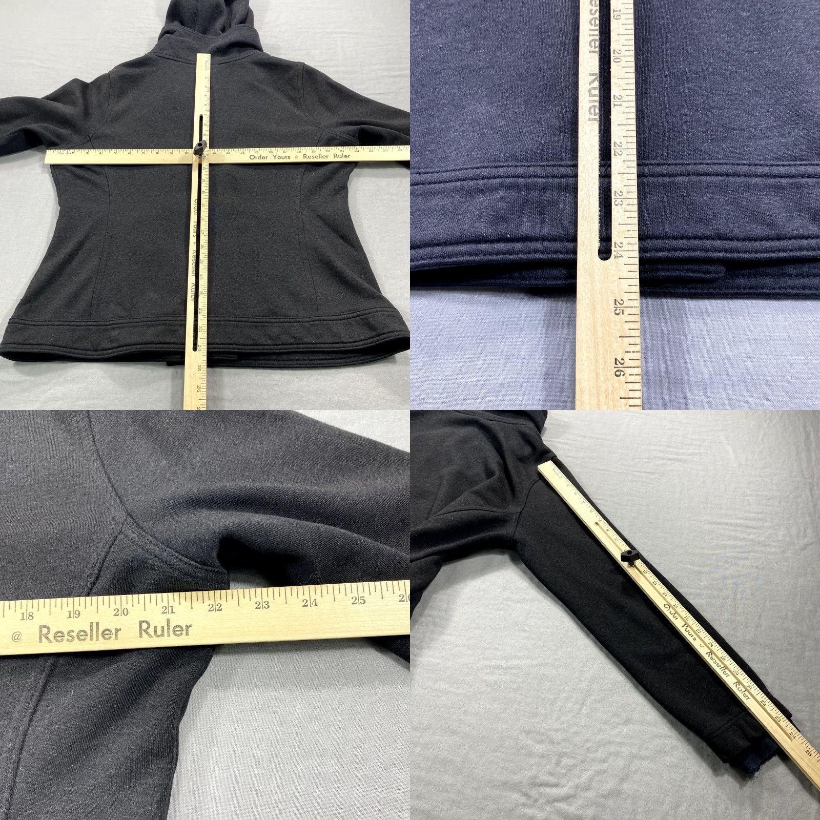 Mountain Hardwear Mountain Hardwear Jacket Large Black Fleece Hoodie Peacoat Button Up Coat Womens Size L / US 10 / IT 46 - 8 Thumbnail