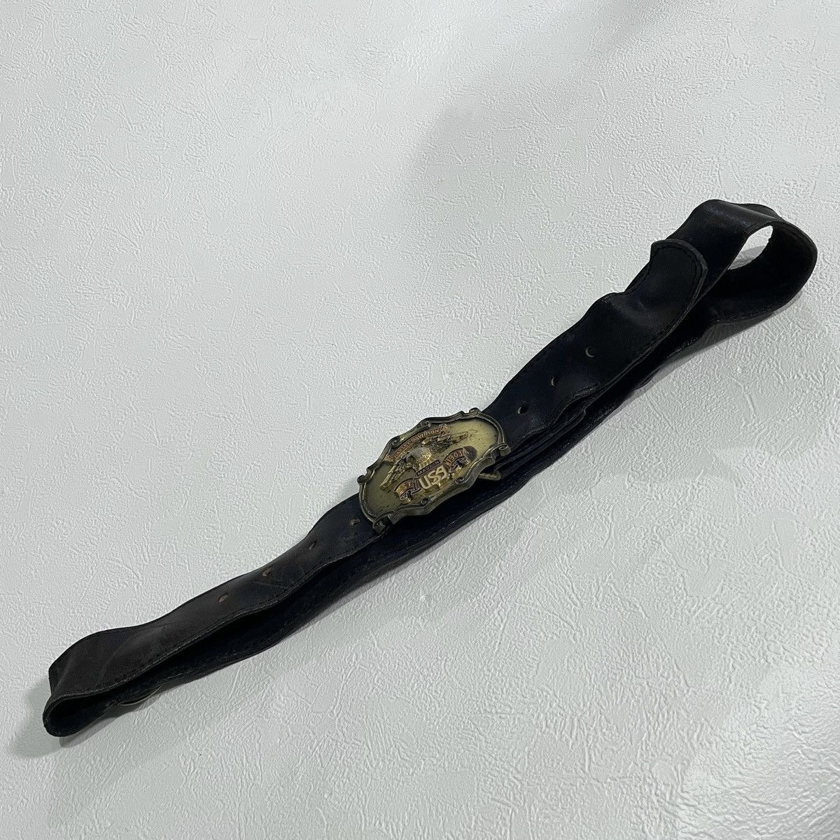 Harley Davidson Vintage 70s Harley Davidson leather belt Size ONE SIZE - 2 Thumbnail