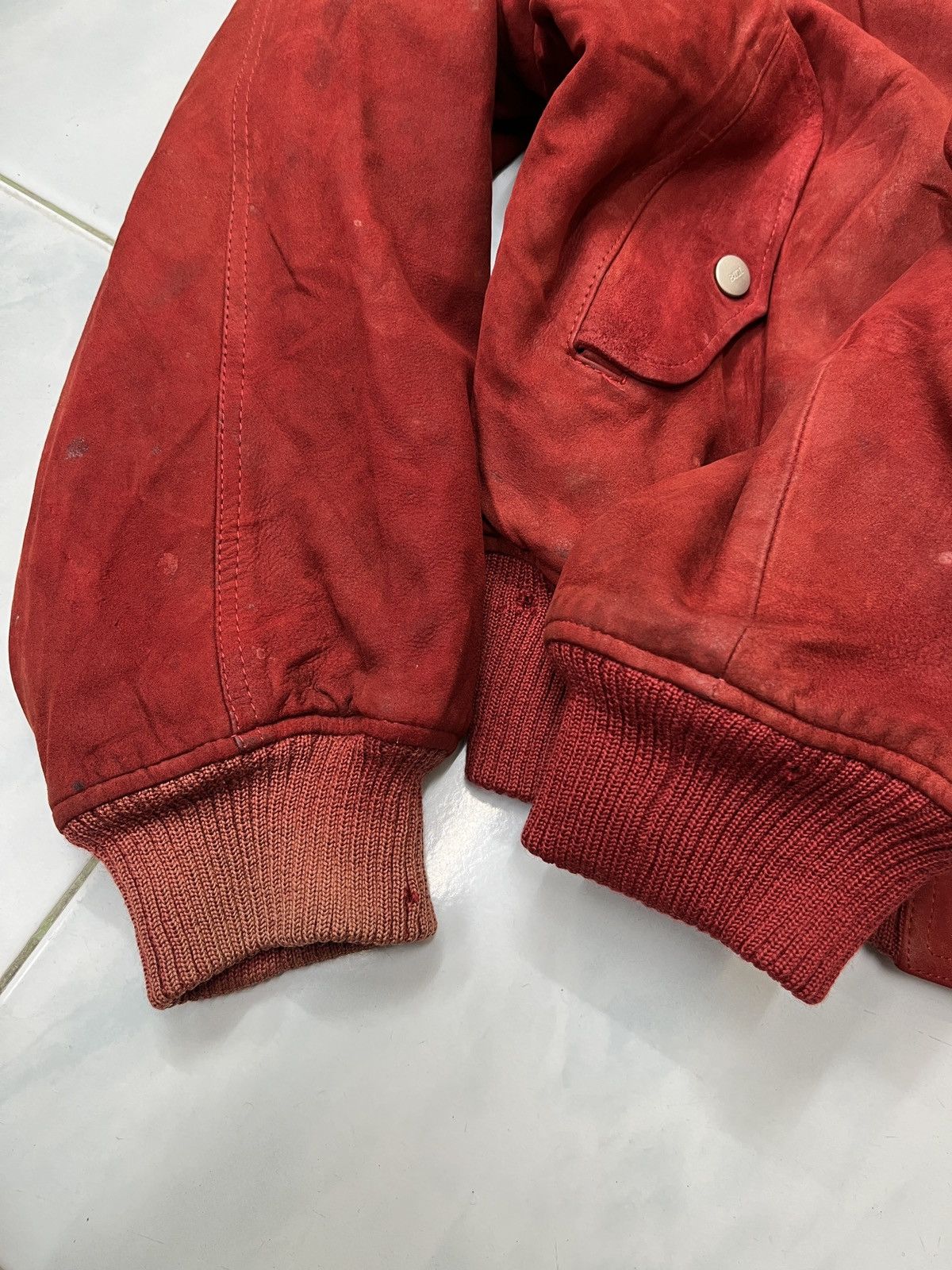 Genuine Leather 🔥🔥🔥STEALS VTG BIGI LEATHER BOMBER JACKET Size US M / EU 48-50 / 2 - 7 Thumbnail
