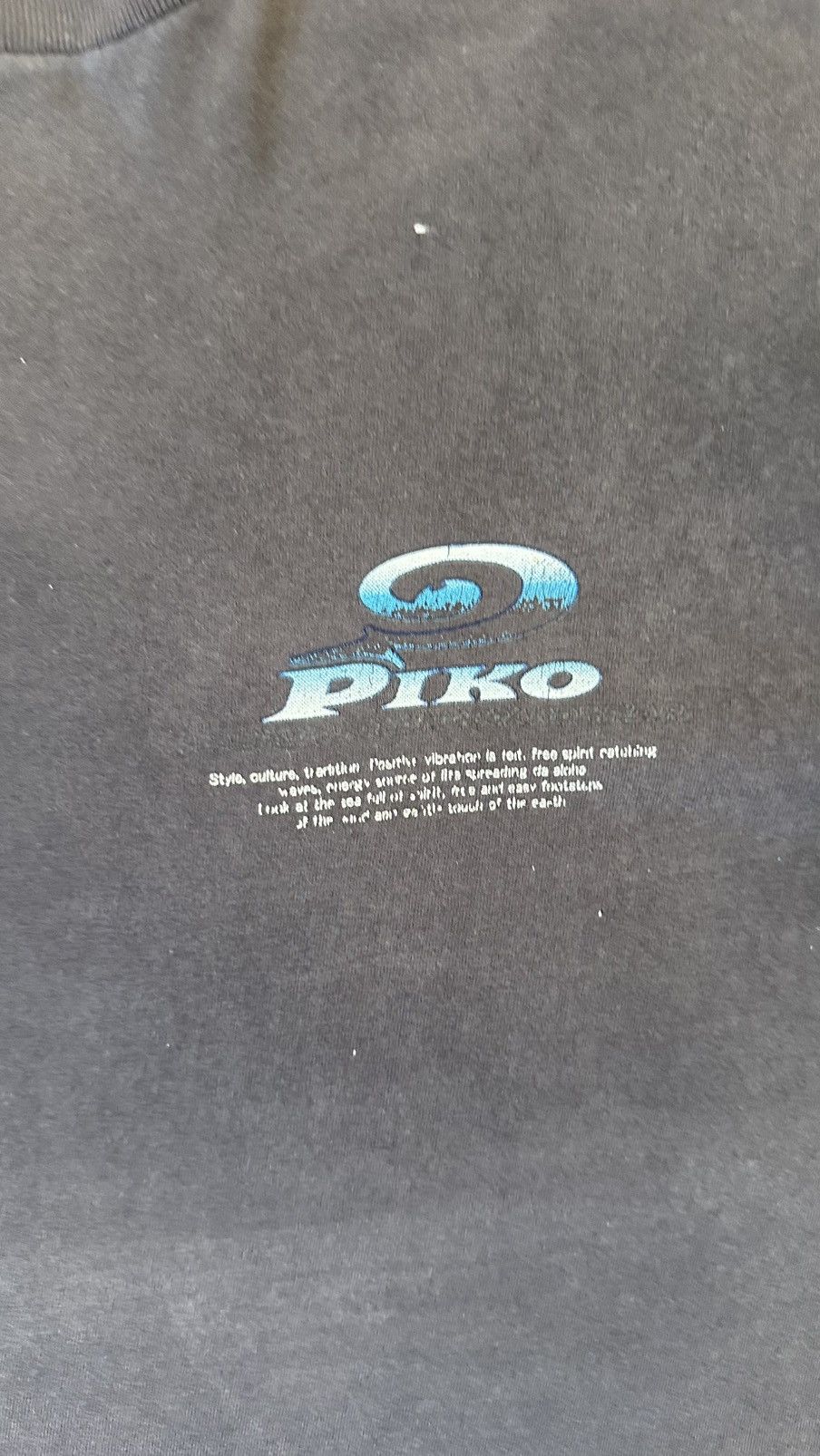 Vintage VINTAGE PIKO SURF WELL FADED TEE Size US L / EU 52-54 / 3 - 3 Thumbnail