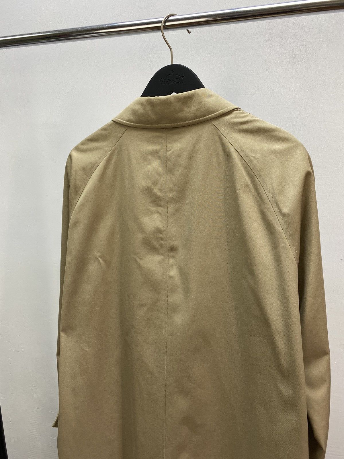 Burberry × Vintage Vintage 90’s Burberry’s nova check men’s trench coat Jacket Size US L / EU 52-54 / 3 - 4 Thumbnail