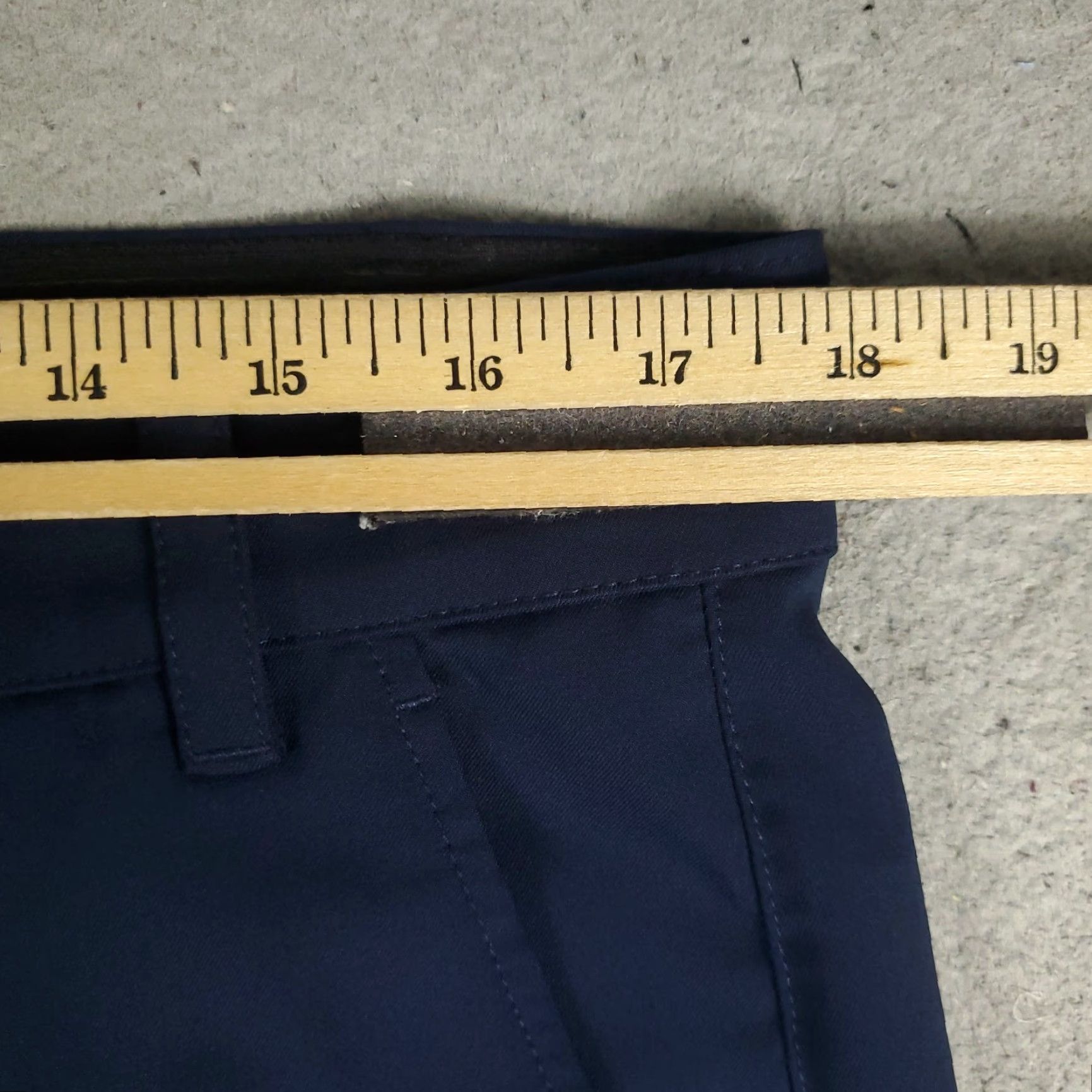 Nike Nike Pants Mens 35x30 Blue Fit Dri Fit Golf Flat Front Chino Trousers Size US 35 - 5 Thumbnail