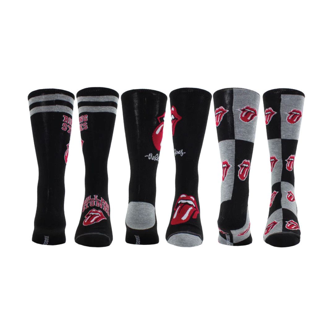 The Rolling Stones The Rolling Stones Guitar Tin Sock Box, 3 Pair Size ONE SIZE - 3 Thumbnail