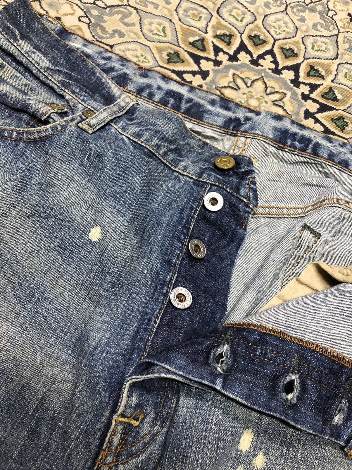 Polo Ralph Lauren RL POLO JEANS WASHED BLUE DENIM Size US 36 / EU 52 - 7 Thumbnail