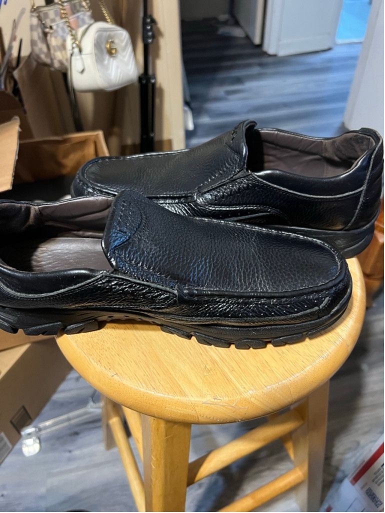 Other Men's Crepuscolo Black Leather Loafers Slip-Ons US 10 Size US 10 / EU 43 - 4 Thumbnail