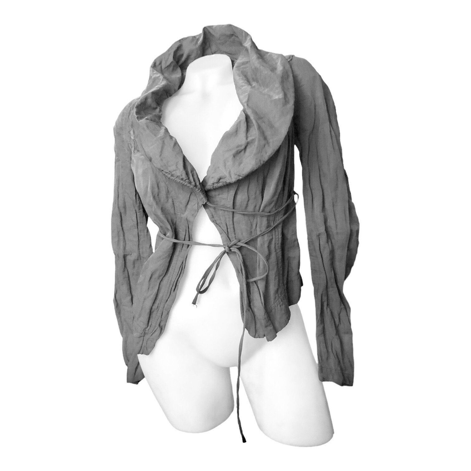 Cop Copine The Cop Copine Lace Wrap Around Modular Collar Jacket Size ONE SIZE - 1 Thumbnail