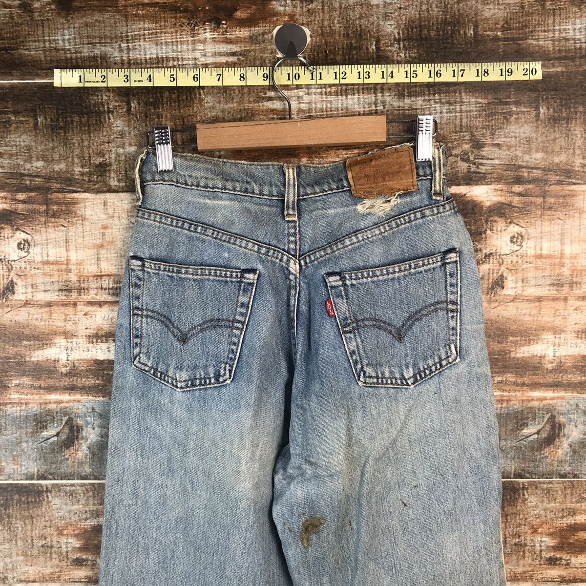 Levi's 509 Levis Blue Distressed ripped Denim Pants #A2102 Size US 28 / EU 44 - 18 Thumbnail