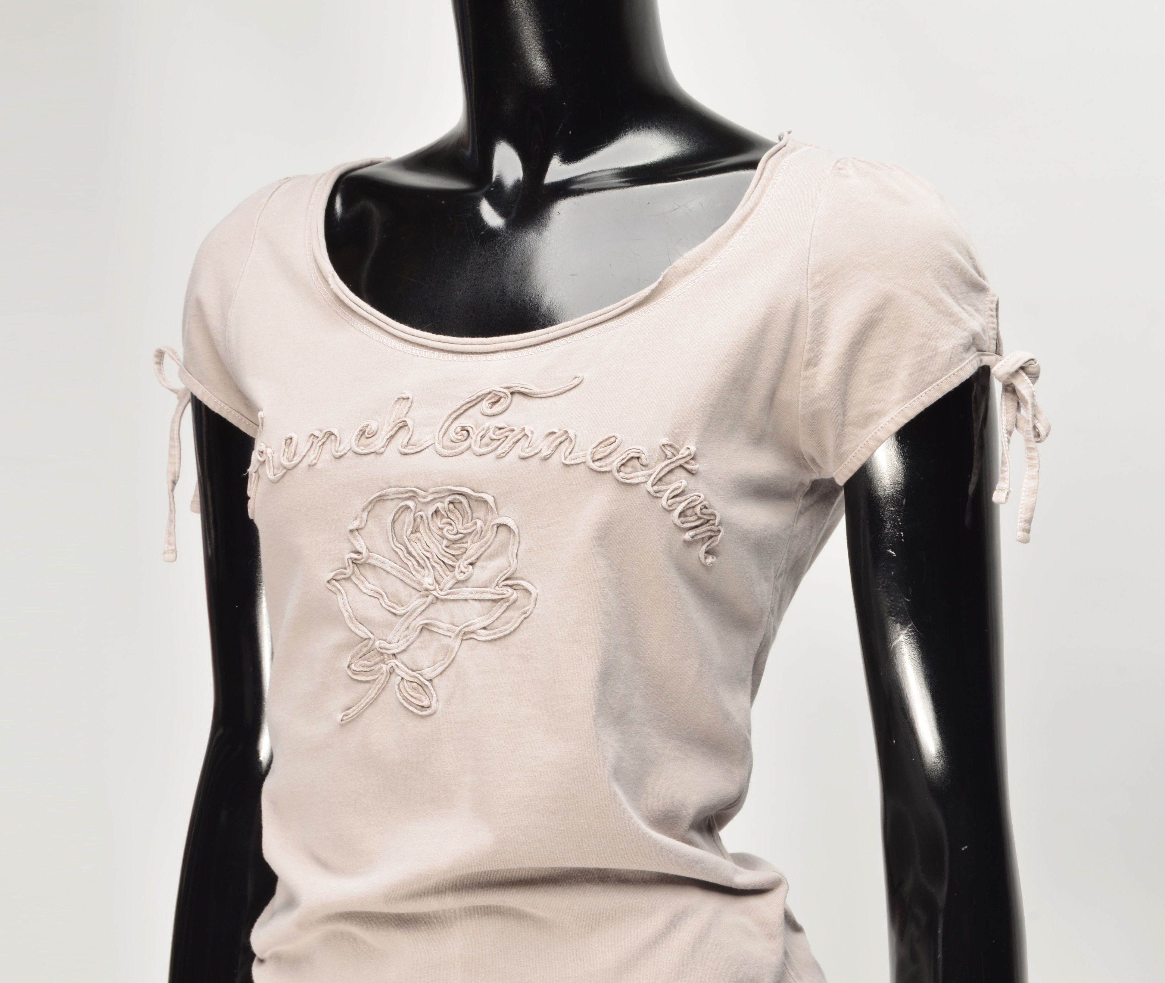FCUK FCUK French Connection Y2K Coquette Garment Dyed Top Size S / US 4 / IT 40 - 2 Thumbnail