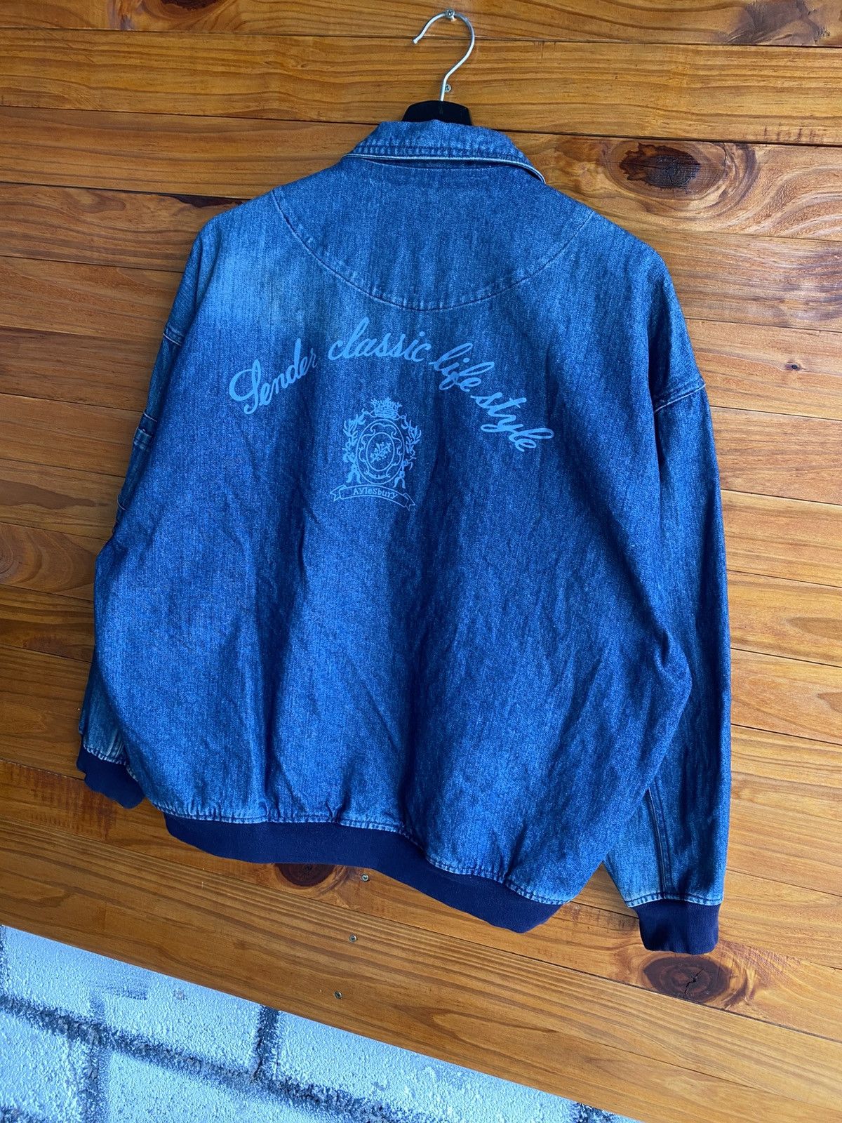 Japanese Brand Vintage Aylesbury Denim Jacket – Casual Outerwear London Size US L / EU 52-54 / 3 - 12 Thumbnail