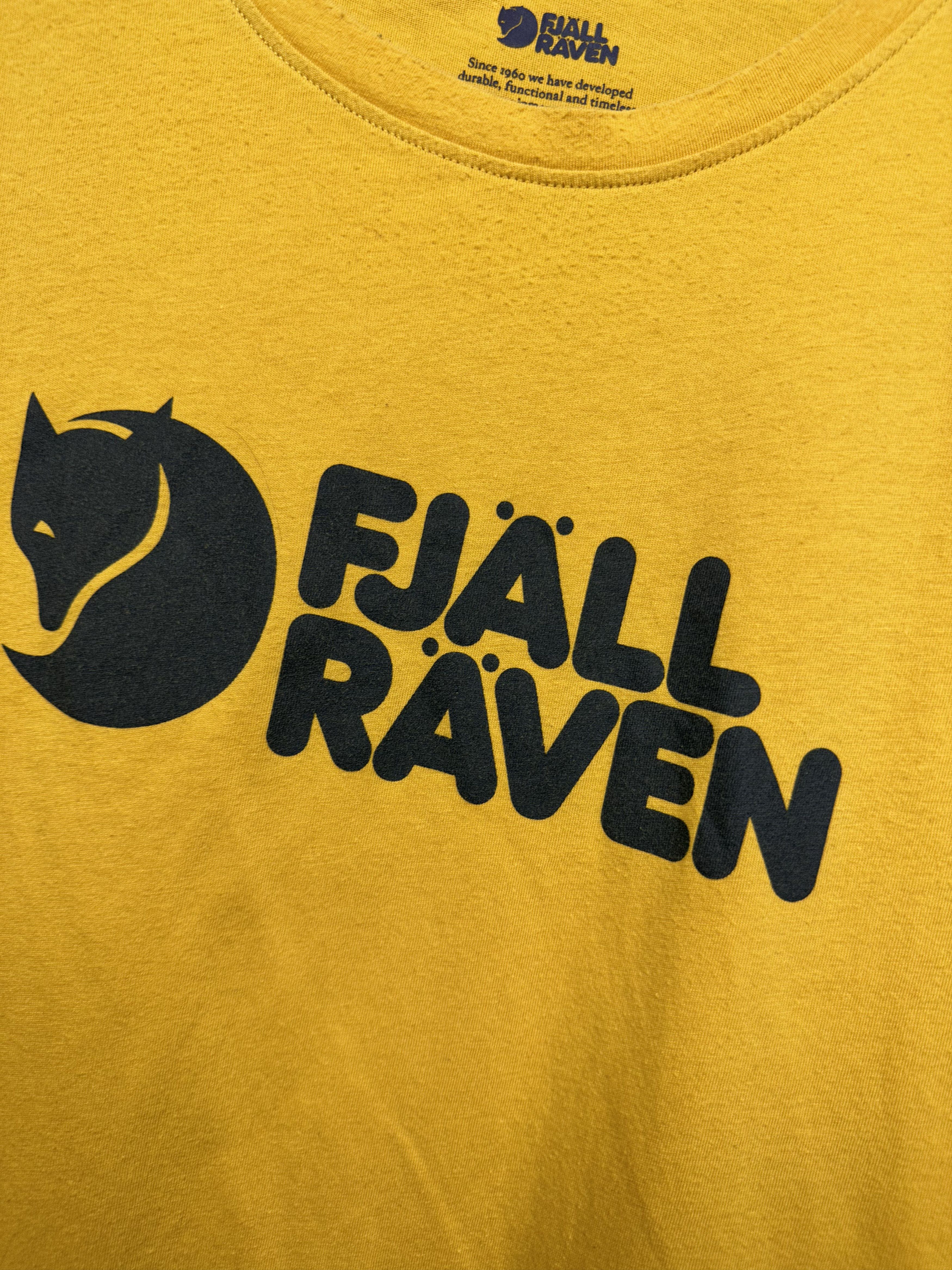 Fjallraven Fjallraven Mens Crew Neck Big Logo T-Shirt Size US L / EU 52-54 / 3 - 3 Thumbnail