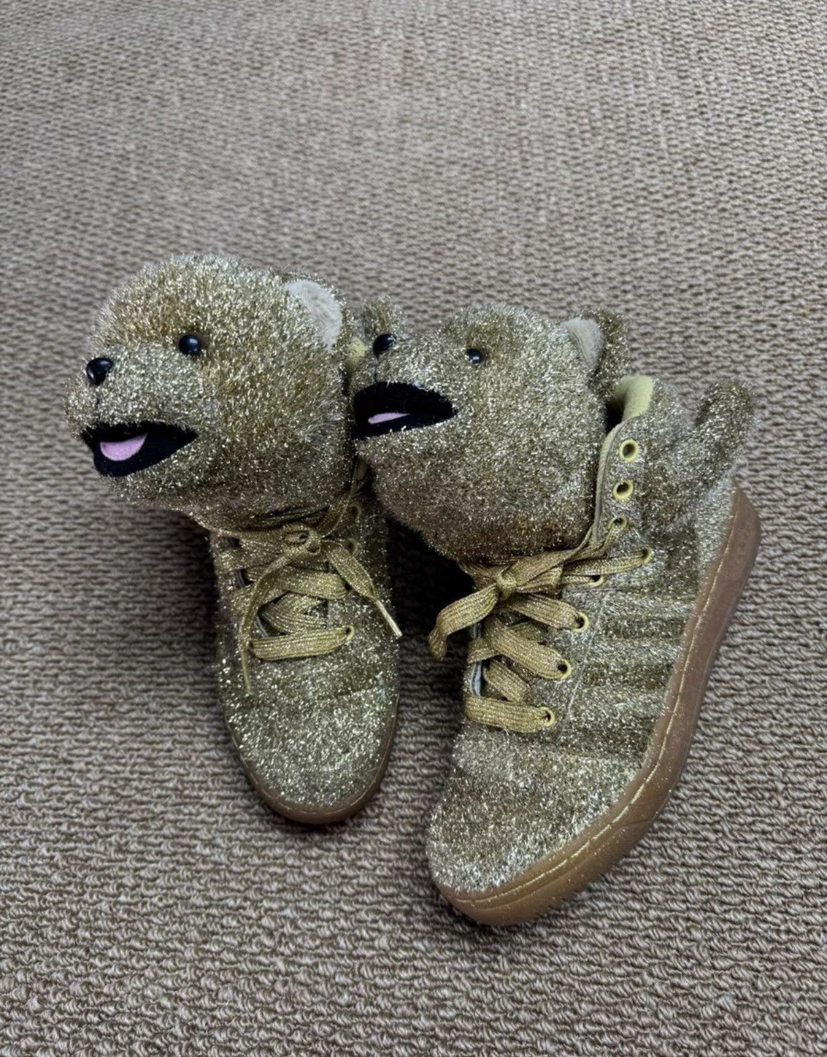 Adidas Adidas Jeremy Scott Wings Gold Bear G96188 K37 Size US 6 / IT 36 - 9 Thumbnail