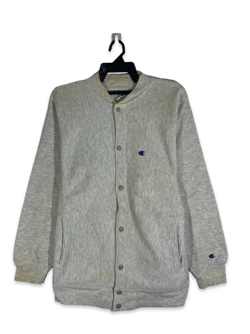 Champion Vintage 90a champion reverse weave snap button sweatshirt M Size US M / EU 48-50 / 2 - 1 Thumbnail