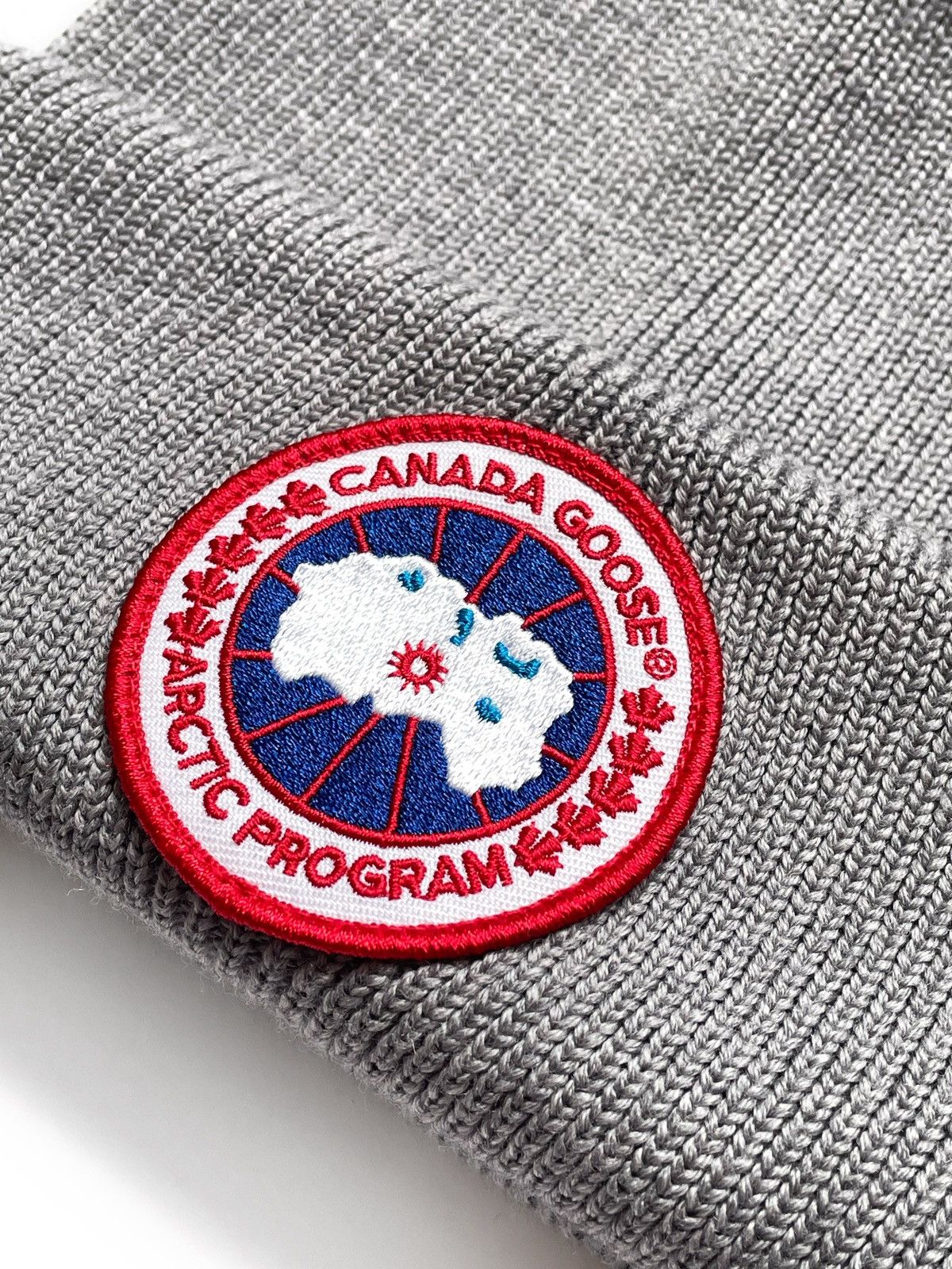 Canada Goose Canada Goose Artic Disc Toque Heather Grey Wool Beanie Hat Size ONE SIZE - 4 Thumbnail