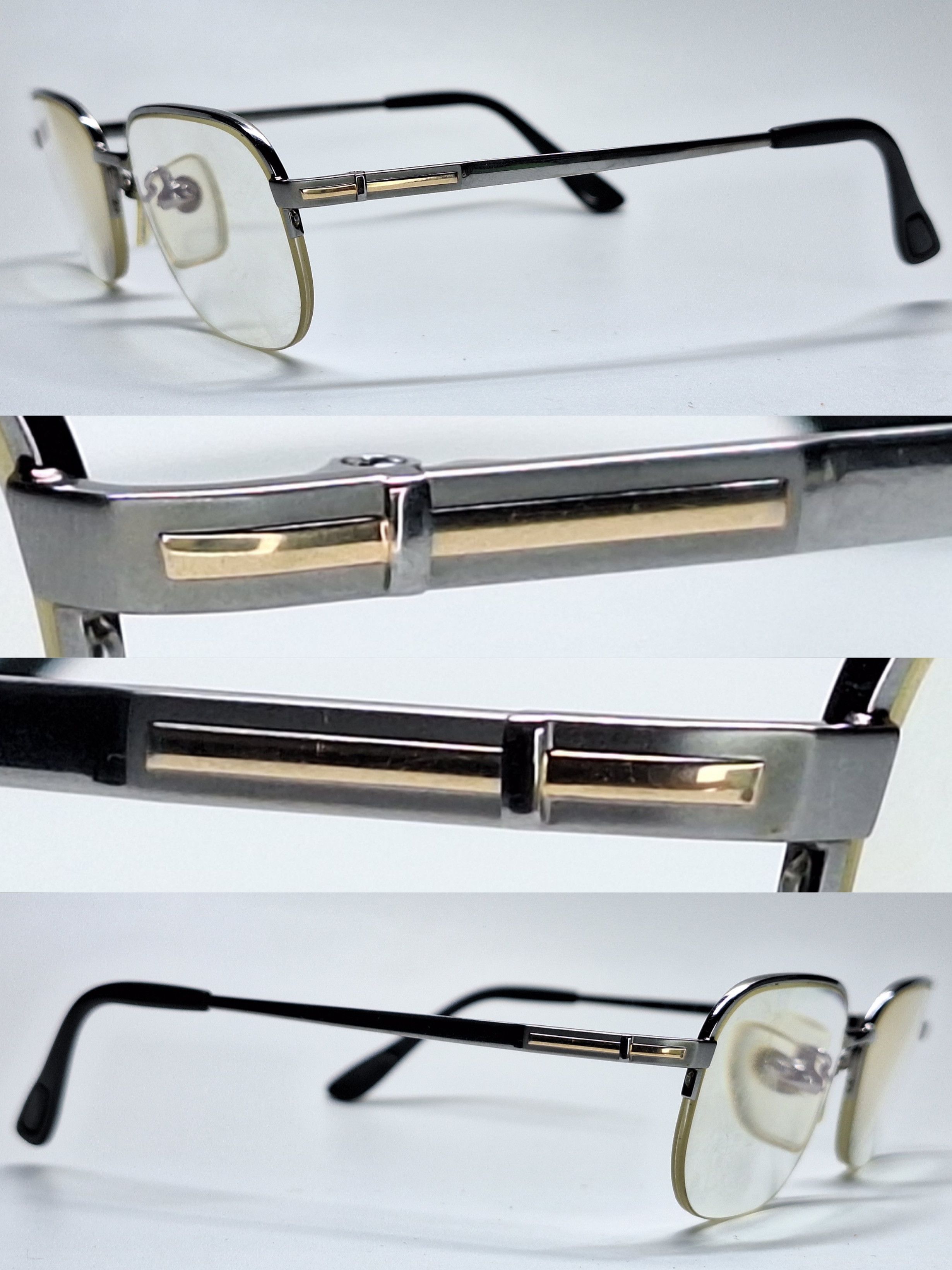 Other Mild Flex FNT-4304N Made in Sabae Titanium Half-Rim Eyeglass Size ONE SIZE - 5 Thumbnail