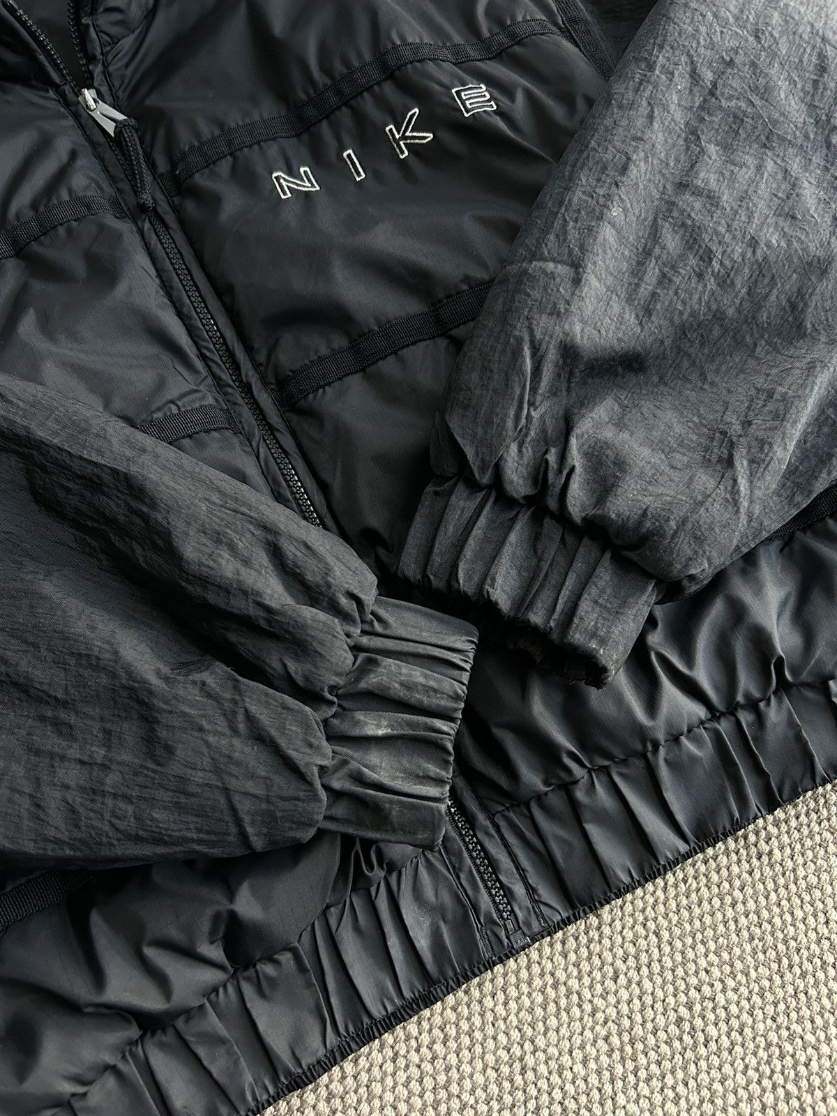Nike × Vintage Vintage Nike Swoosh Jacket Y2K Size US S / EU 44-46 / 1 - 8 Thumbnail