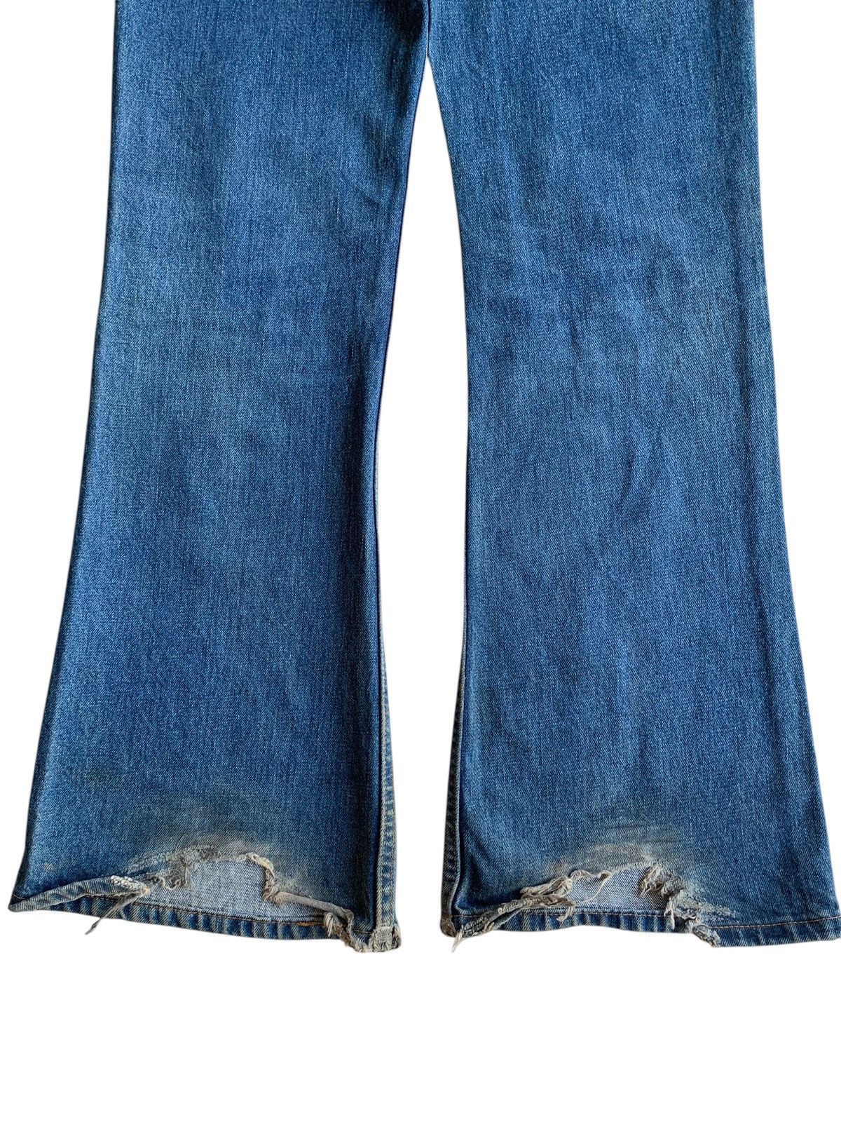 Tornado Mart VINTAGE FLARED LEVIS 646 BOOTCUT DISTRESSED DENIM Size US 32 / EU 48 - 8 Thumbnail