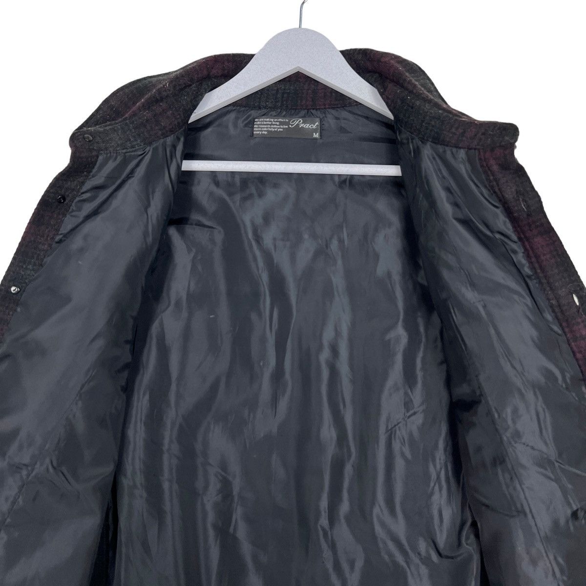 Japanese Brand 🔥 PRACT PLAID WOOL JACKET Size US M / EU 48-50 / 2 - 12 Thumbnail