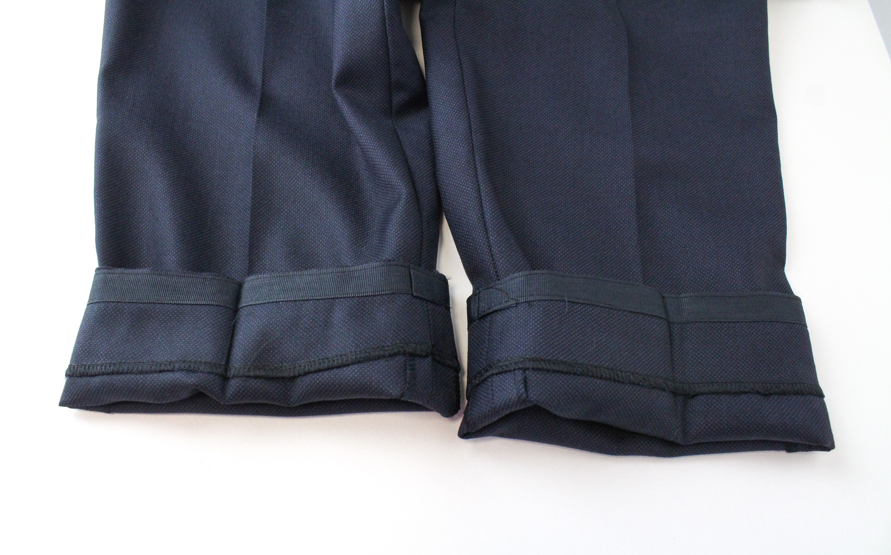 Suitsupply UK40S Navy Wool Pleated Trousers 60414 Size US 40 / EU 56 - 10 Thumbnail