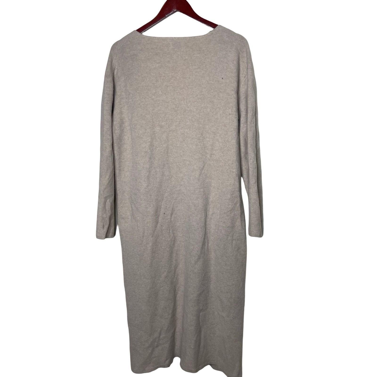 Anine Bing Anine Bing Jasni V-neck cardigan ivory cream long wool O/S Size ONE SIZE - 2 Thumbnail