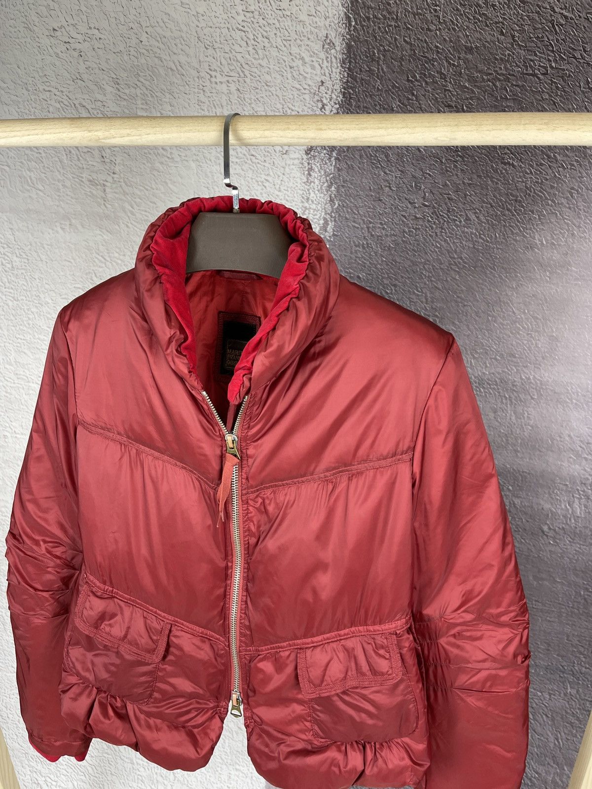 Marithe + Francois Girbaud Marithe Francois Girbaud red short nylon down jacket Size M / US 6-8 / IT 42-44 - 6 Thumbnail