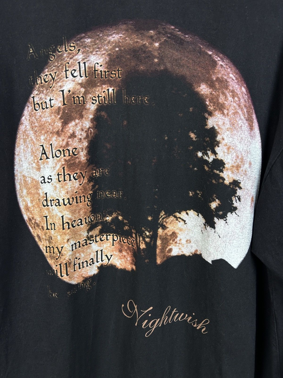Band Tees 00s Vintage Nightwish Angels Fall First 2003 Long Sleeve Size US XL / EU 56 / 4 - 7 Thumbnail