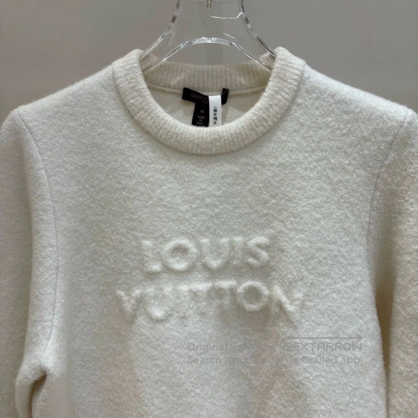 Louis Vuitton Louis Vuitton 25 Beige Logo Cashmere Sweater. Size US M / EU 48-50 / 2 - 3 Thumbnail