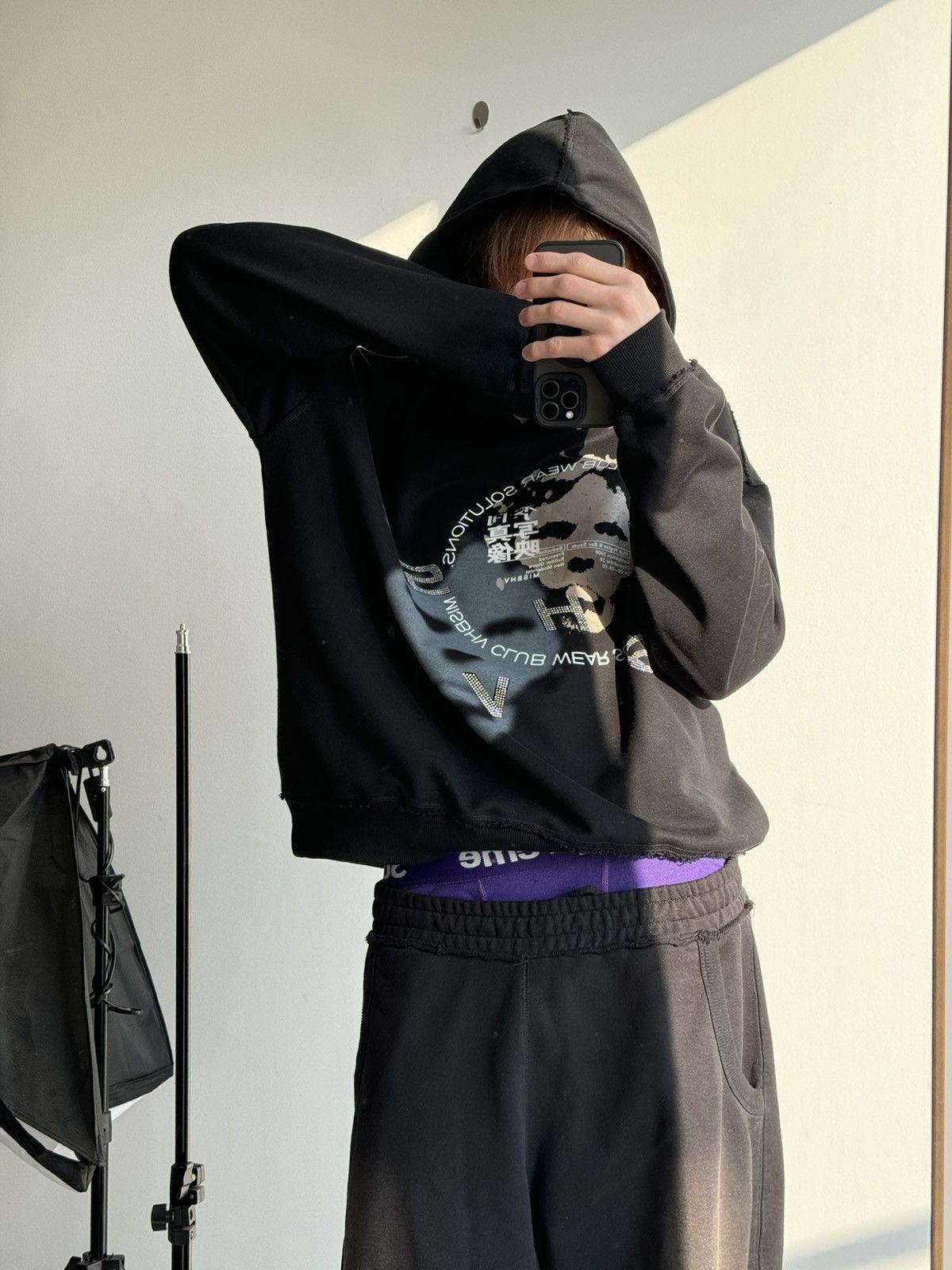 Misbhv MISBHV Print Boxy Fit Hoodie Size US M / EU 48-50 / 2 - 5 Thumbnail