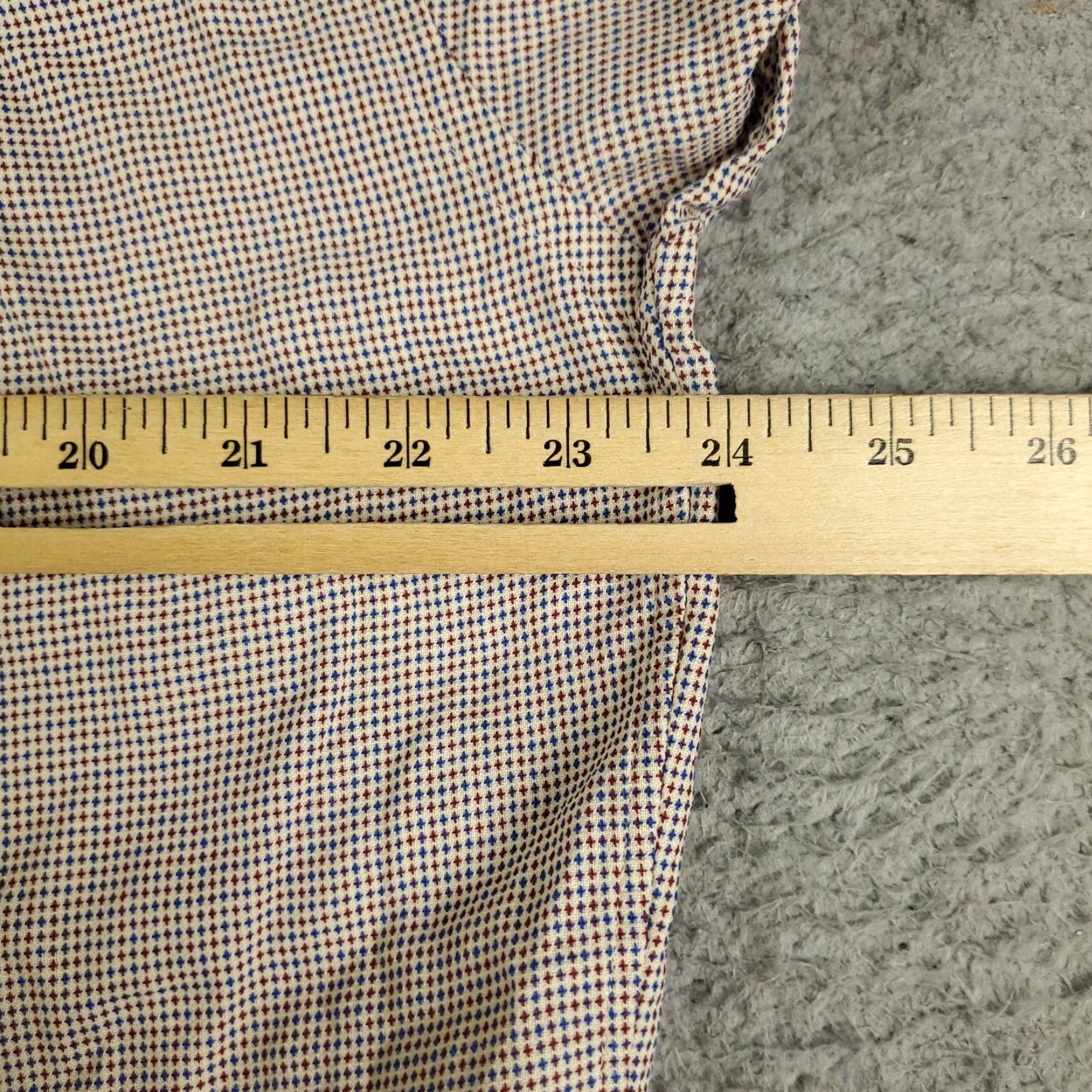 Ermenegildo Zegna Ermenegildo Zegna Men's Dress Shirt Size 16.5 Red Long Sleeve Button Up Classic Size US L / EU 52-54 / 3 - 5 Thumbnail