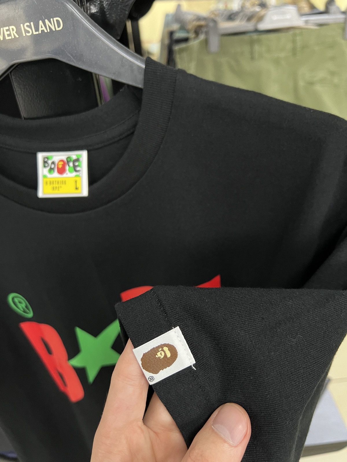Bape A BATHNIG APE COLORS BAPE STA TEE Size US L / EU 52-54 / 3 - 8 Thumbnail