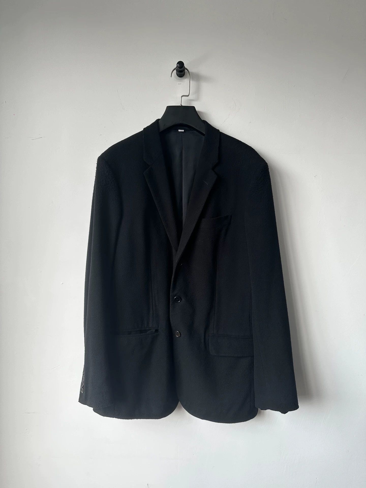 Helmut Lang Helmut Lang 3B Wool Melton Blazer Size 46 (Fits 48) Size 46R - 1 Thumbnail