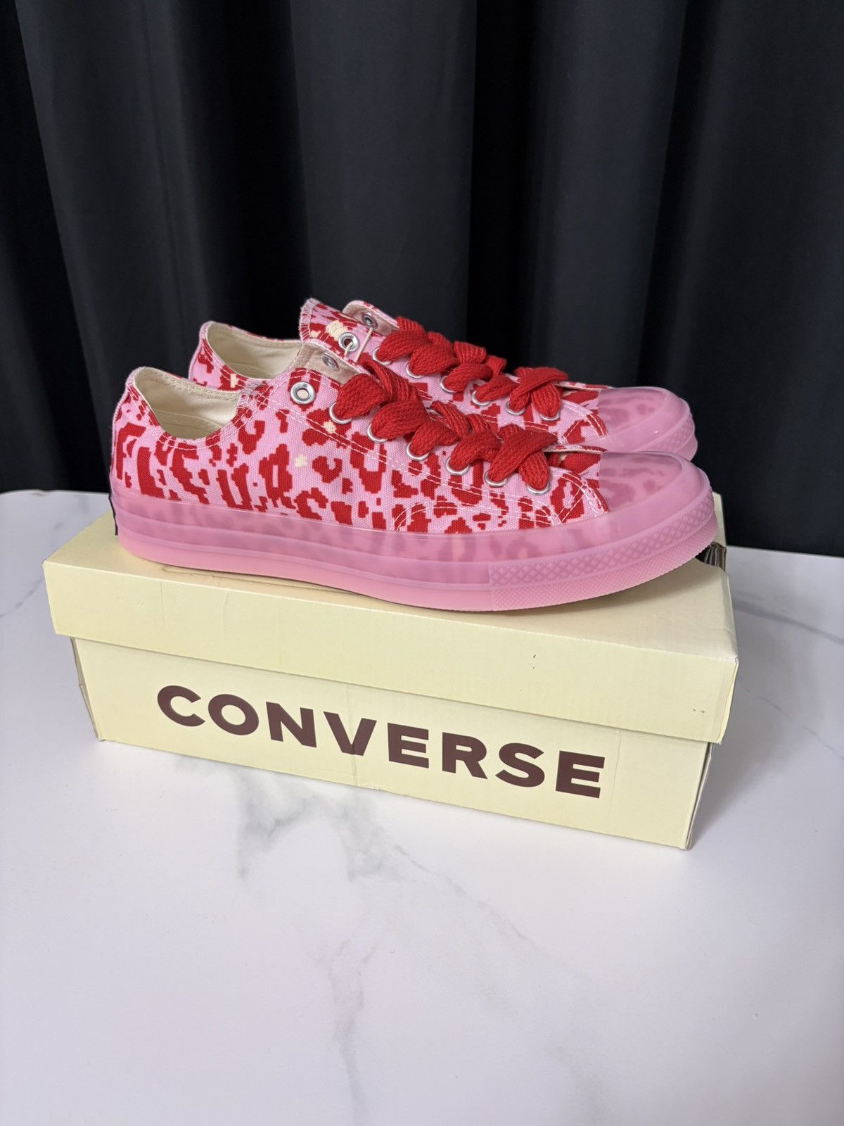 Converse × Golf le Fleur CONVERSE X GOLF LE FLEUR CHUCK TAYLOR PINK SIZE 43 NEW Size US 9.5 / EU 42-43 - 2 Thumbnail