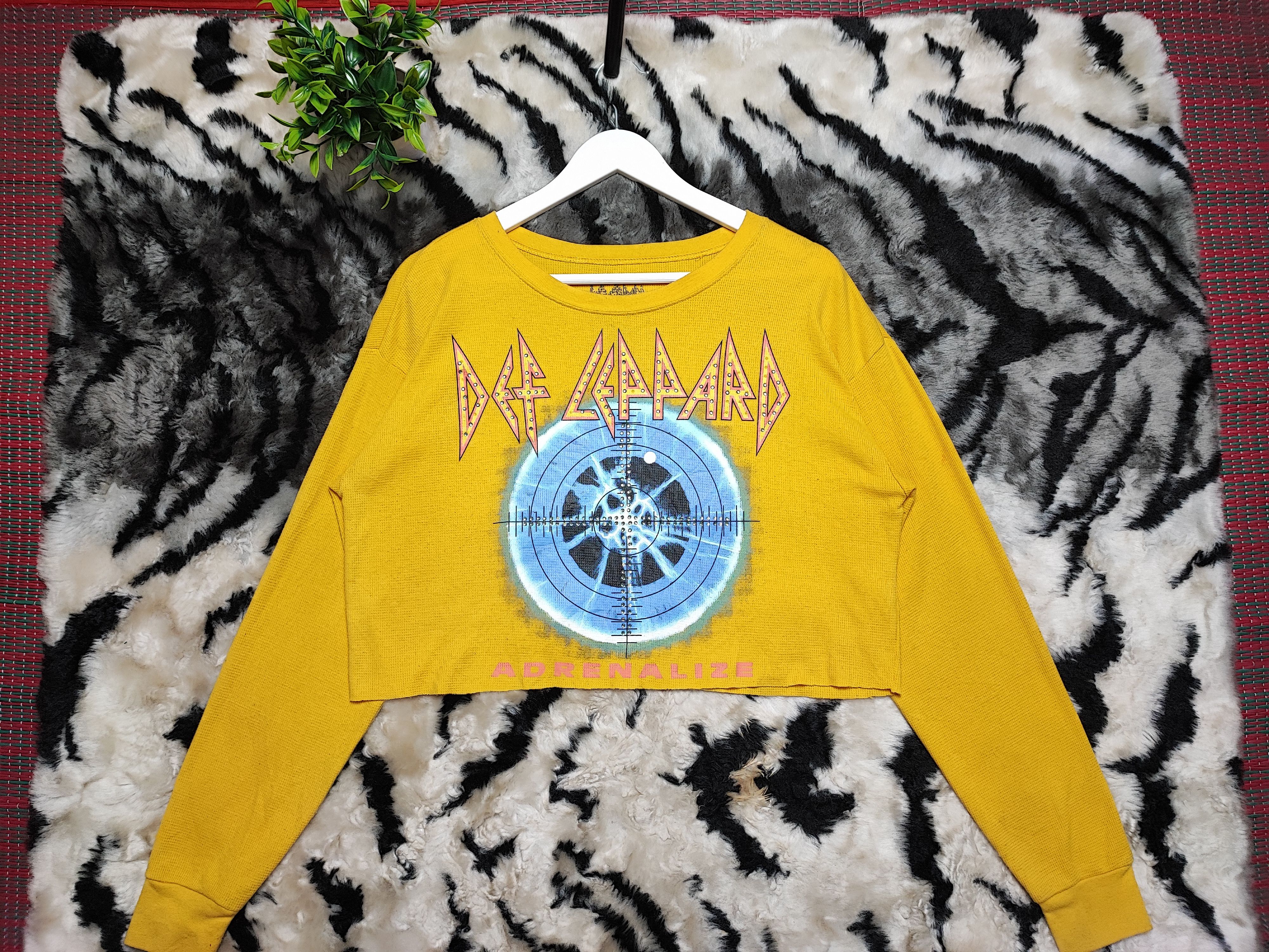 Band Tees × Def Leppard Def Leppard Croptop Cotton Size M / US 6-8 / IT 42-44 - 5 Thumbnail