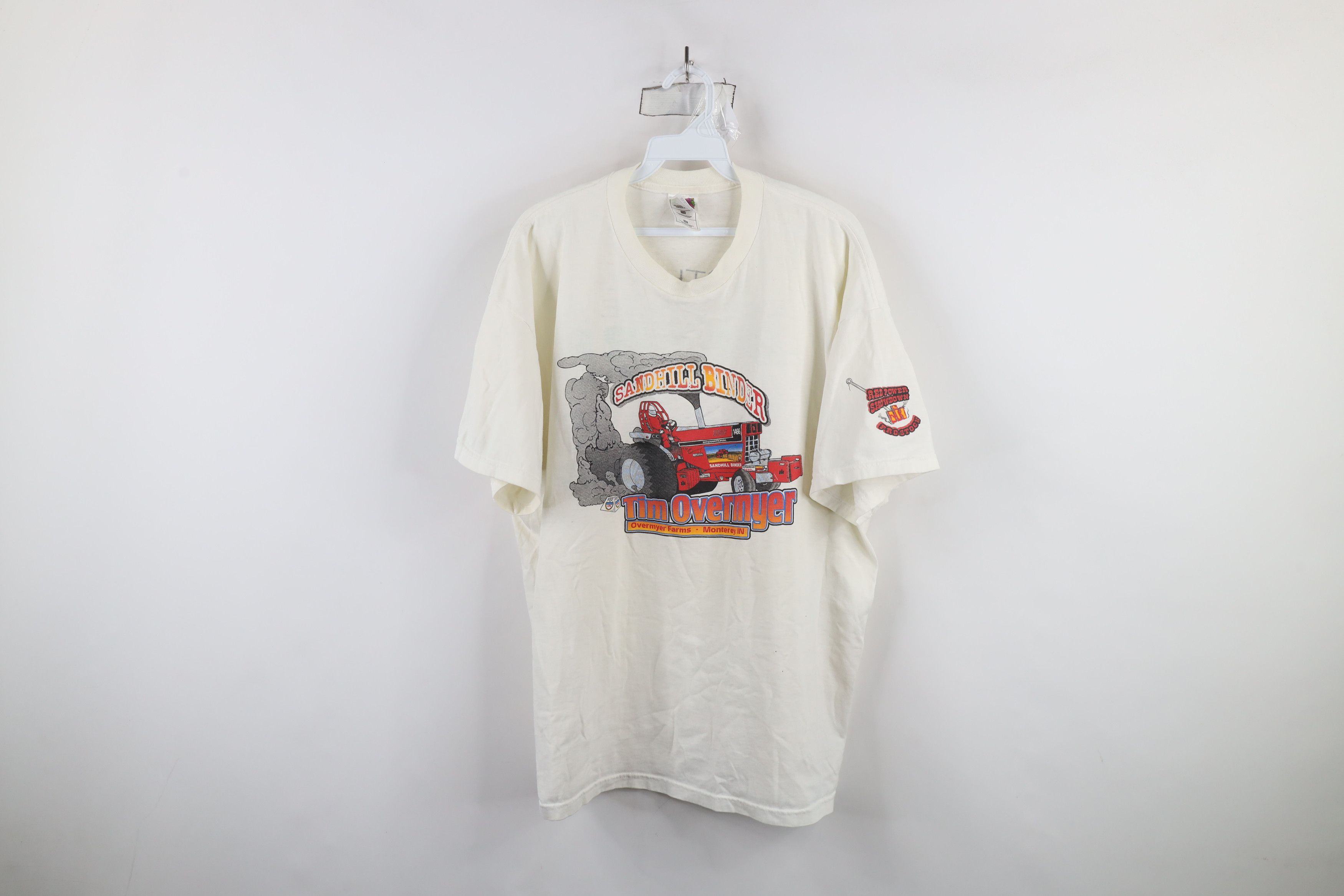Vintage Vintage 90s Sandhill Binder Tim Overmyer Tractor T-Shirt Size US XXL / EU 58 / 5 - 1 Thumbnail