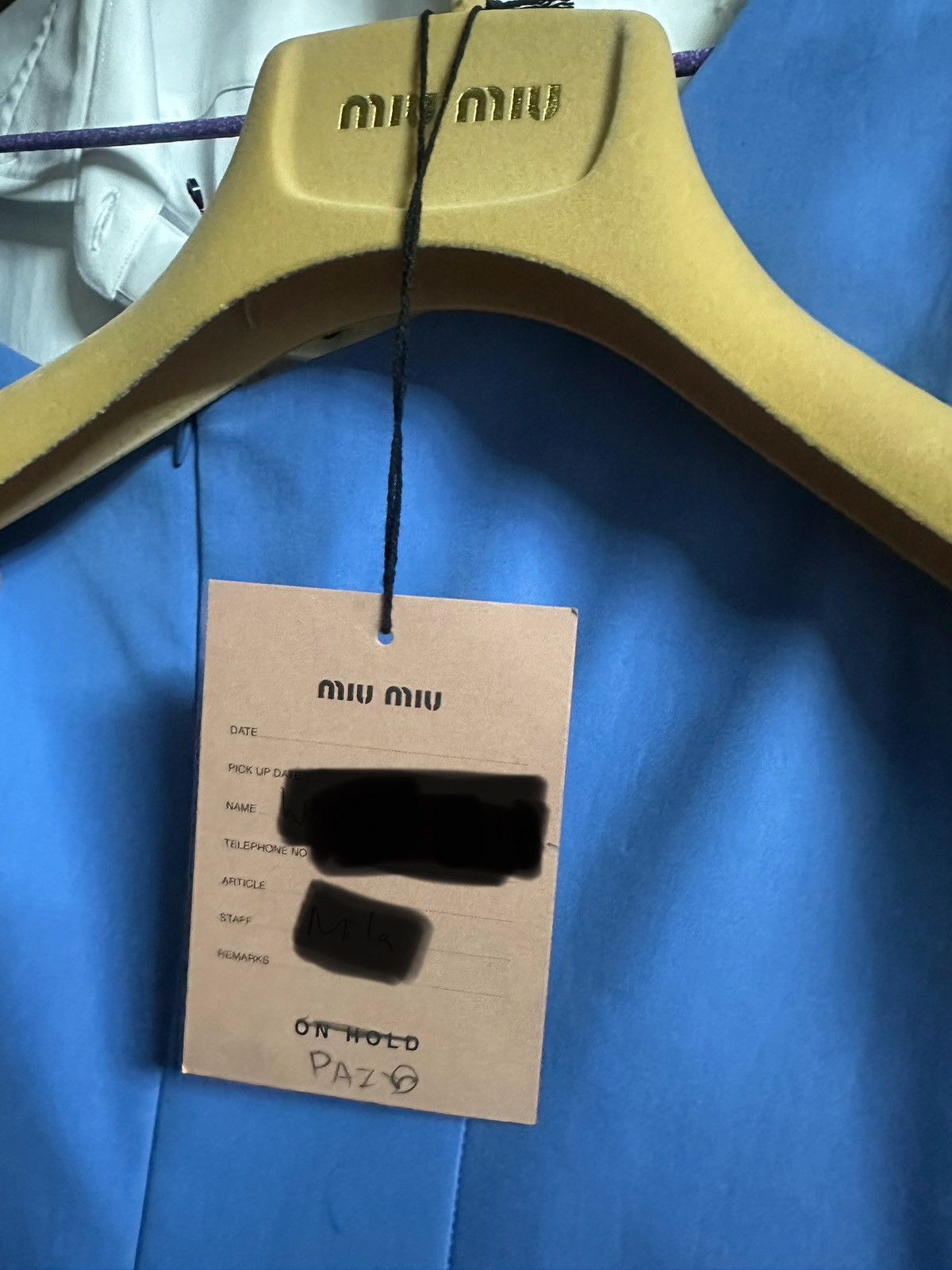 Miu Miu MIU MIU Cap-Sleeve Poplin Dress Size XS / US 0-2 / IT 36-38 - 2 Thumbnail