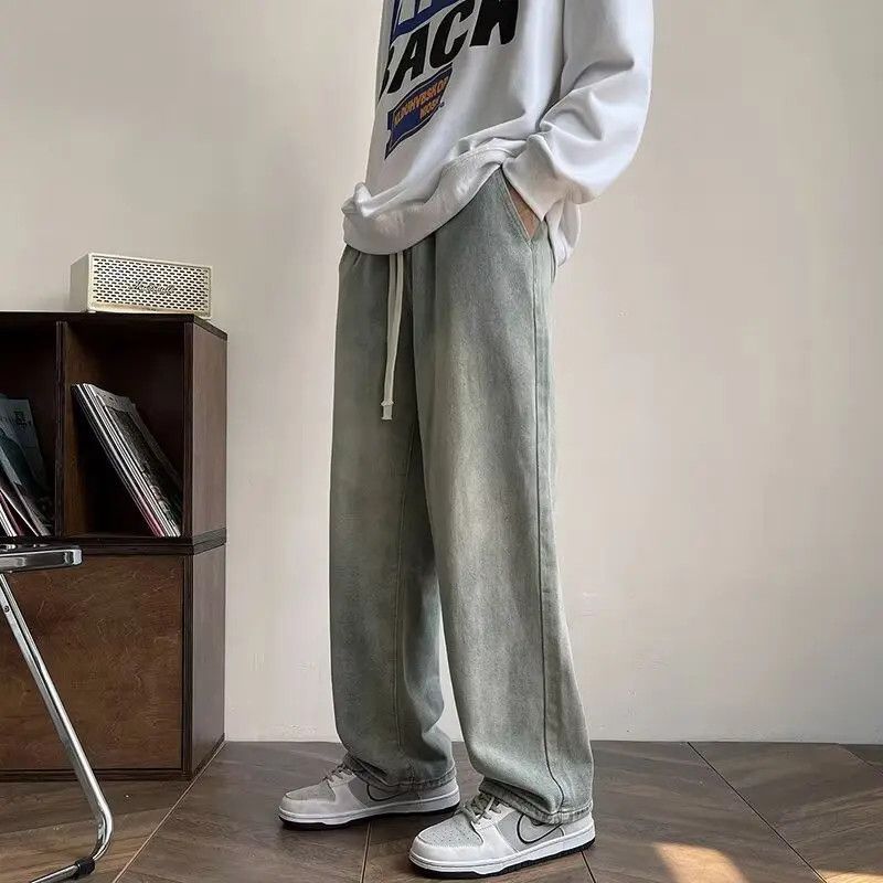 Japanese Brand × Jean Retro casual high street straight leg jeans Size US 32 / EU 48 - 6 Thumbnail