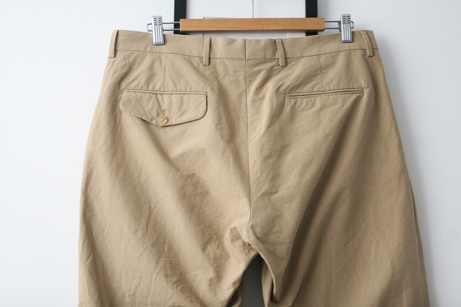 Acne Studios Acne Studios BOSTON W POP Cotton Poplin Trousers Pants Beige Size US 34 / EU 50 - 6 Thumbnail