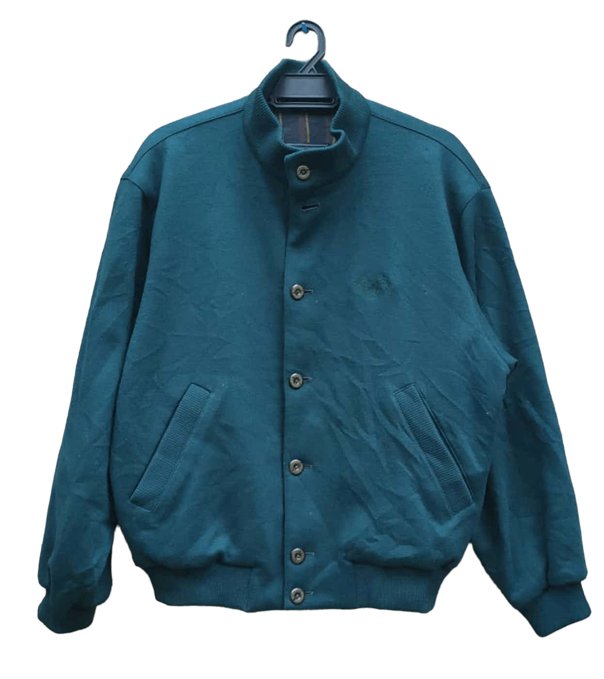 Burberry Burberry Wool Bomber Jacket Size US M / EU 48-50 / 2 - 1 Thumbnail