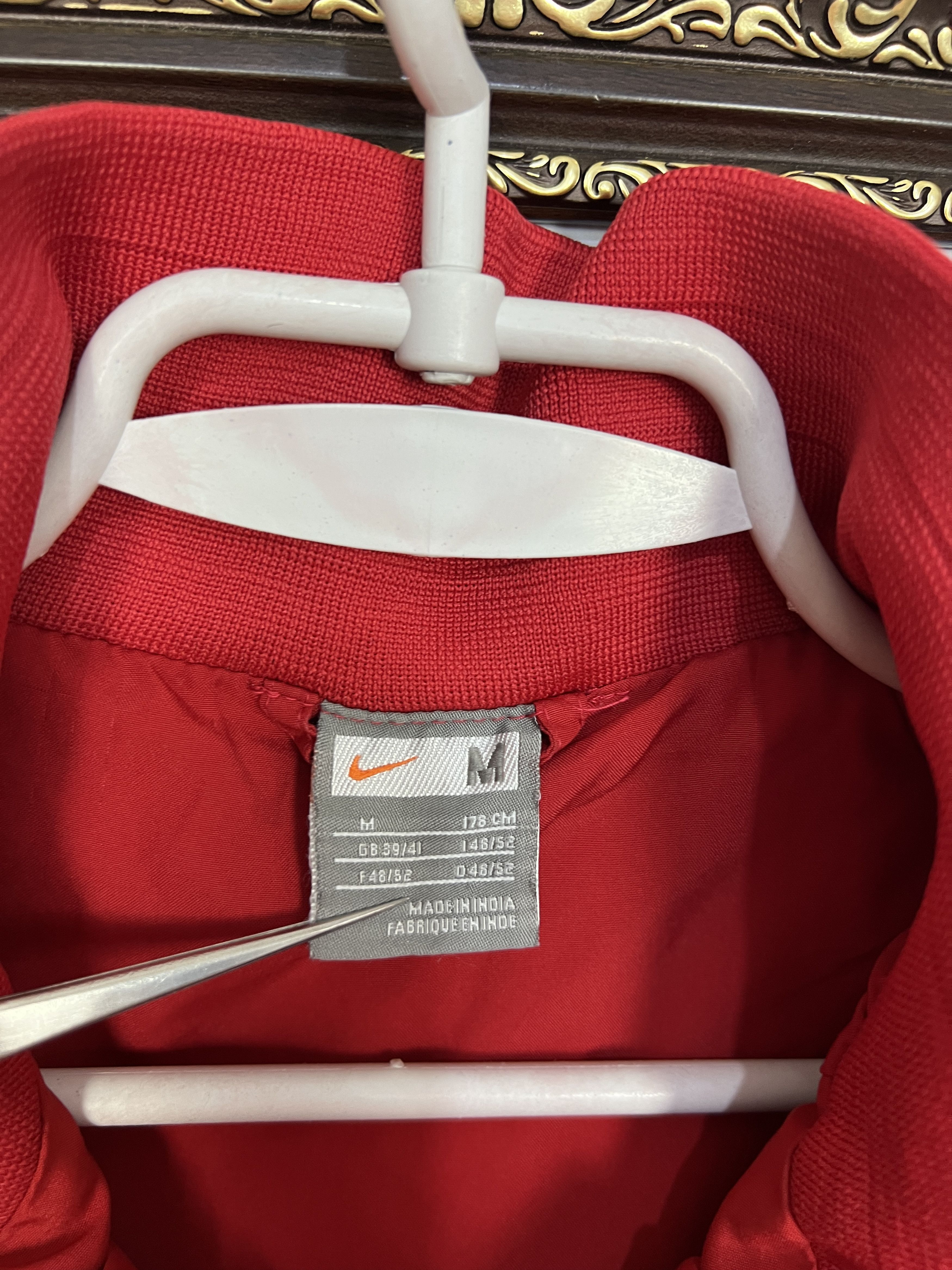 Nike Manchester United Football Jacket Soccer Track Top Zip Size US M / EU 48-50 / 2 - 7 Thumbnail