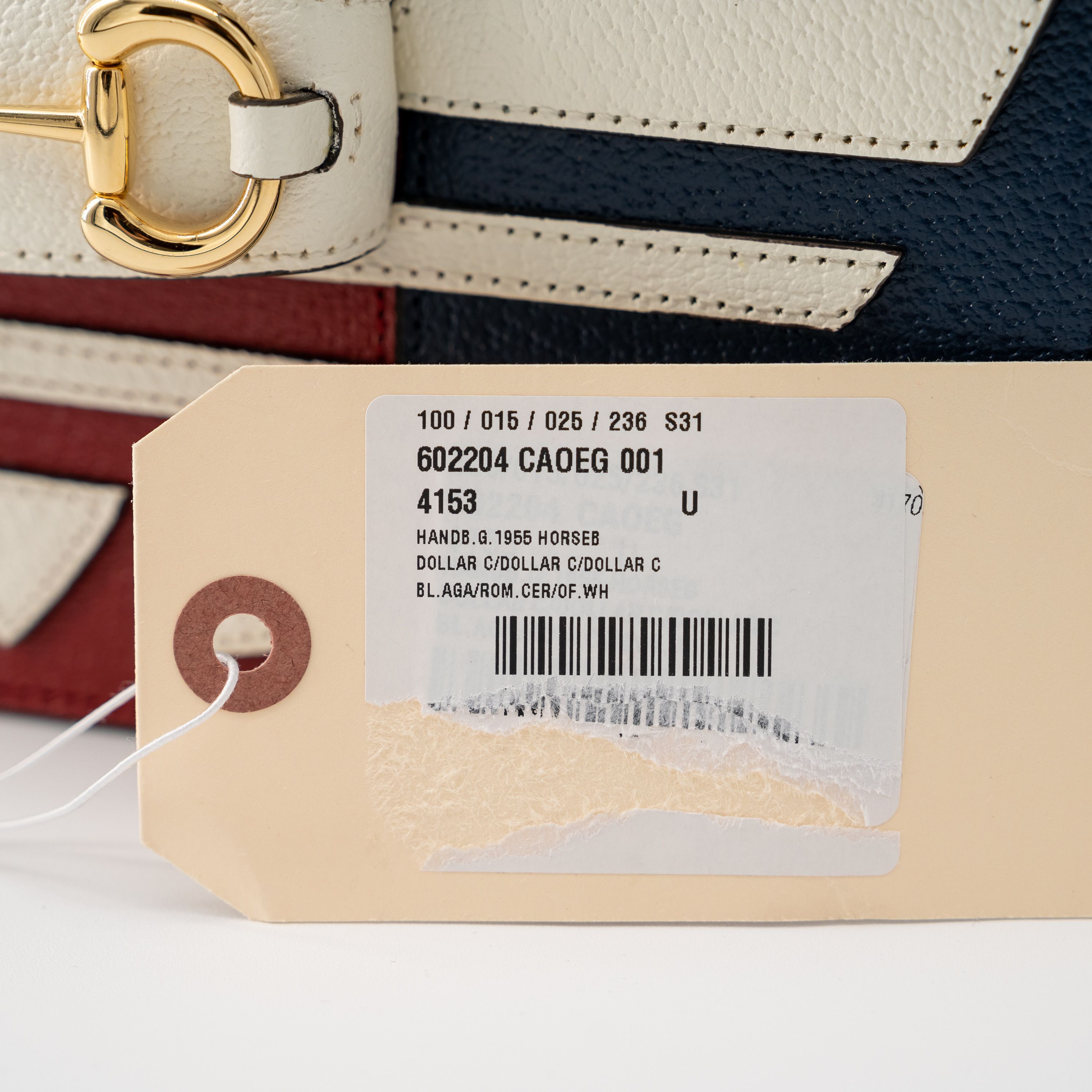 Gucci Gucci adidas Horsebit 1955 Bag Blue Red Leather Trefoil Size ONE SIZE - 7 Thumbnail