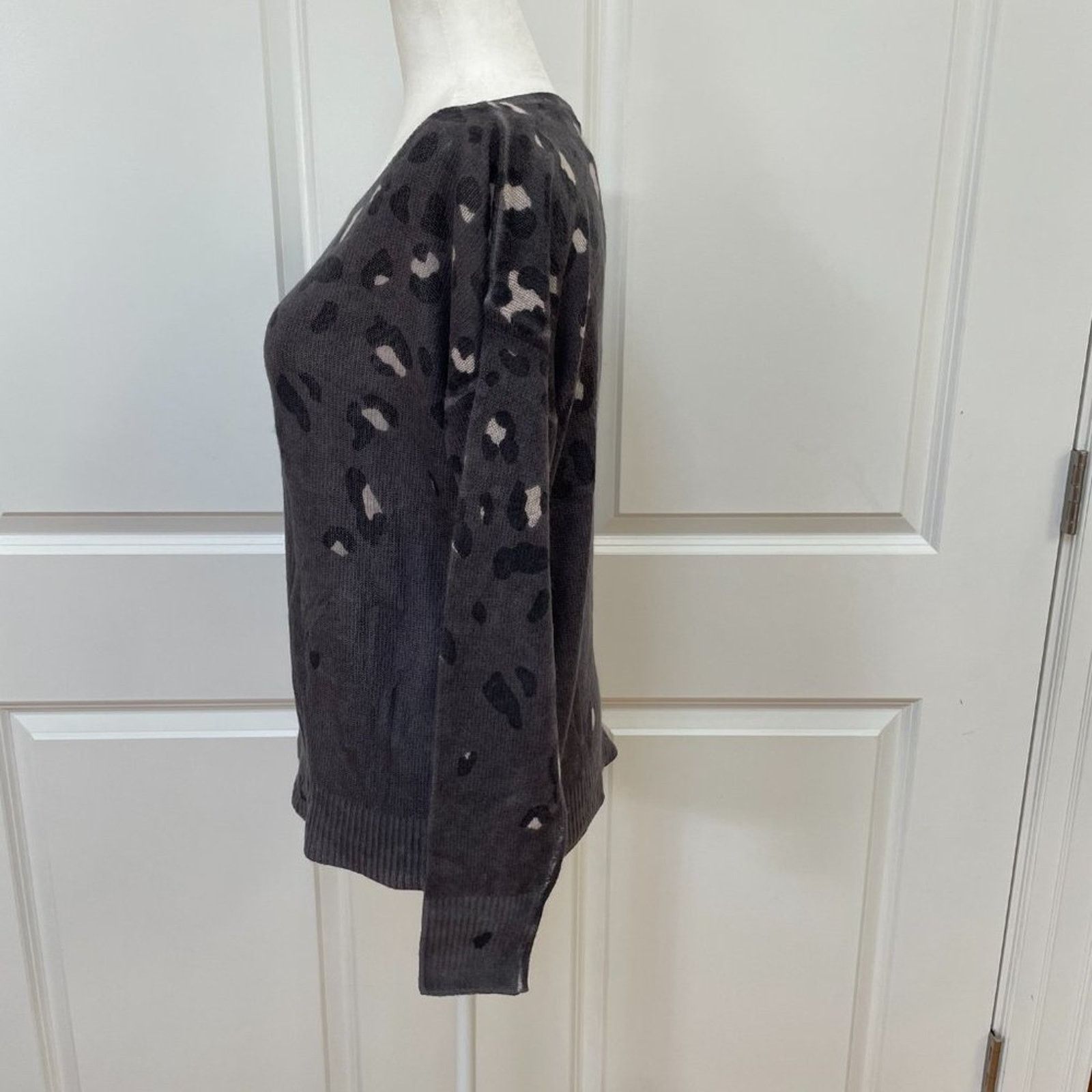 360Cashmere Tavi Leopard-Pattern Cashmere Sweater from 360 CASHMERE Size XS / US 0-2 / IT 36-38 - 4 Thumbnail