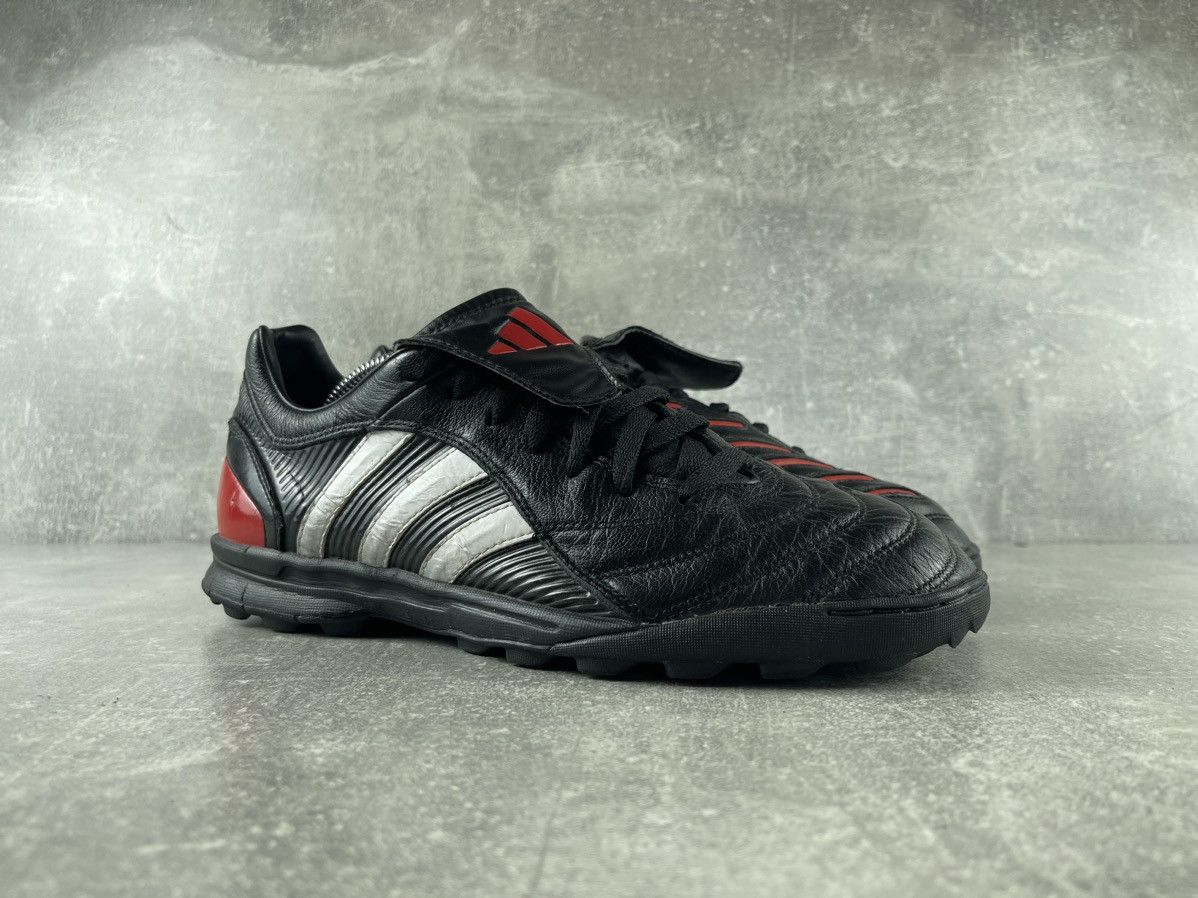 Adidas Vintage Y2K Adidas Football Turf Trainer Sneakers Black Red Size US 9 / EU 42 - 2 Thumbnail