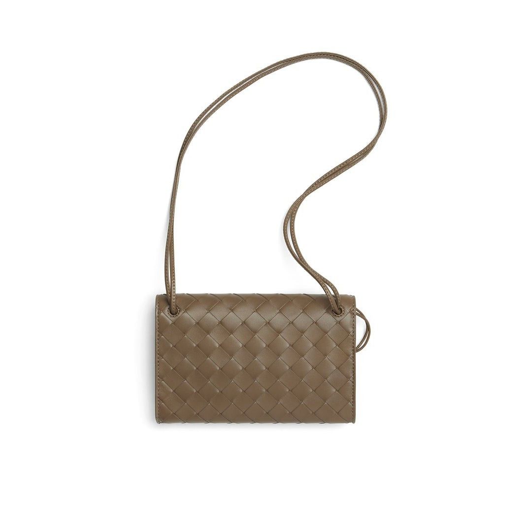Bottega Veneta BOTTEGA VENETA Andiamo $2200 Pinecone Pouch On Strap New & A Size ONE SIZE - 2 Thumbnail