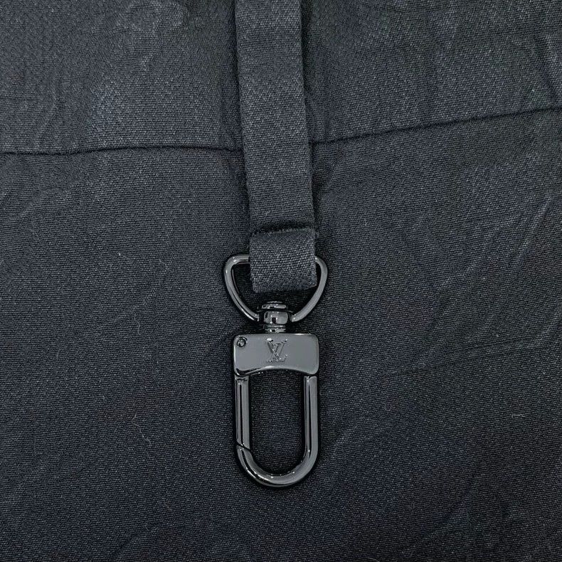 Louis Vuitton Louis Vuitton Black cotton straight leg jeans with logo pr Size US 38 / EU 54 - 5 Thumbnail