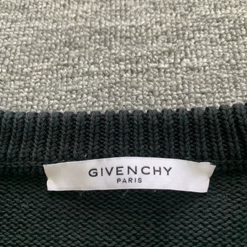 Givenchy Givenchy Black Big Logo Sweater Size US XL / EU 56 / 4 - 5 Thumbnail