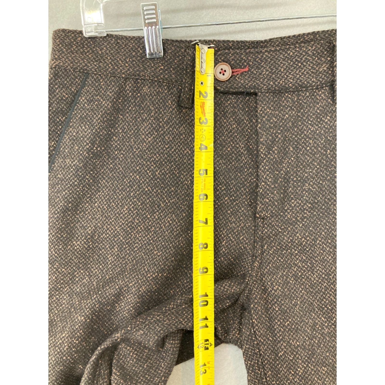 Robert Graham Robert Graham Classic Women's Trouser Pants 32 Brown Herringbone Dress Pants Size 24" / US 00 / IT 34 - 4 Thumbnail