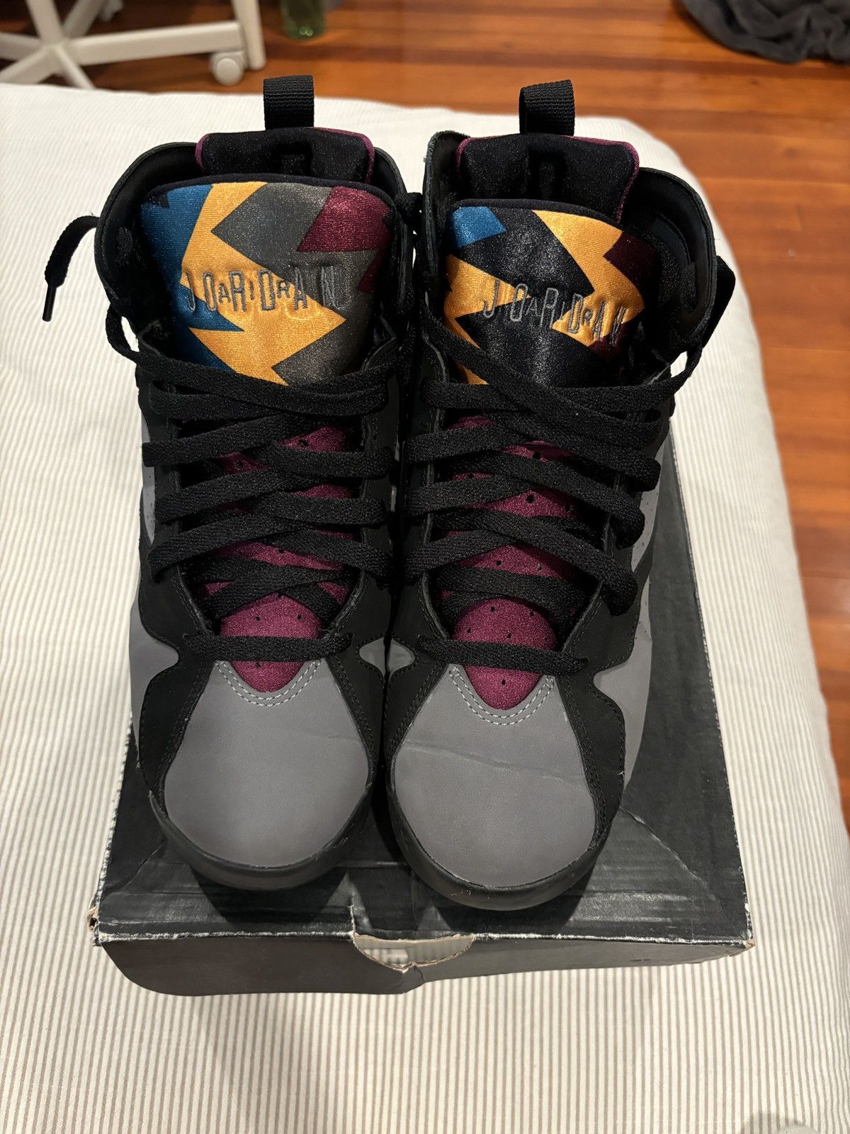 Jordan Brand × Nike Air Jordan 7 Retro ‘Bordeaux’ 2015 Size US 7 / EU 40 - 2 Thumbnail