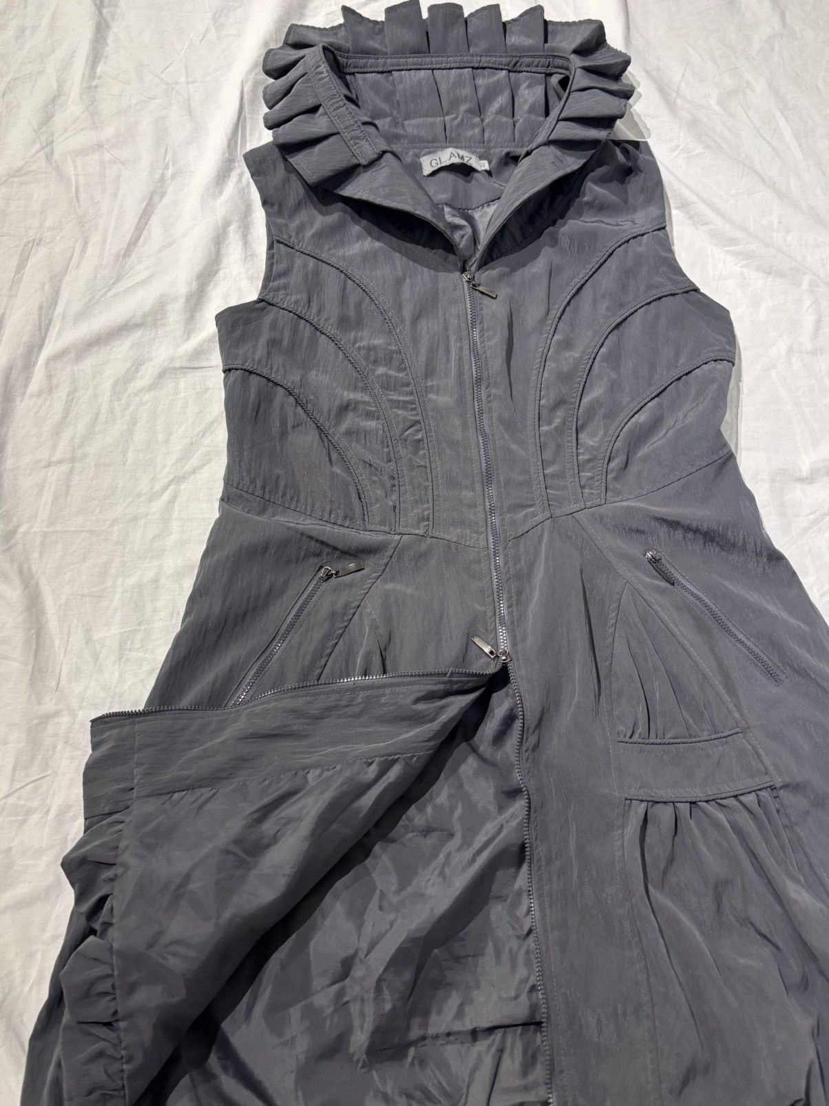 Vintage Vintage adjustable military double zip dress Size S / US 4 / IT 40 - 4 Thumbnail