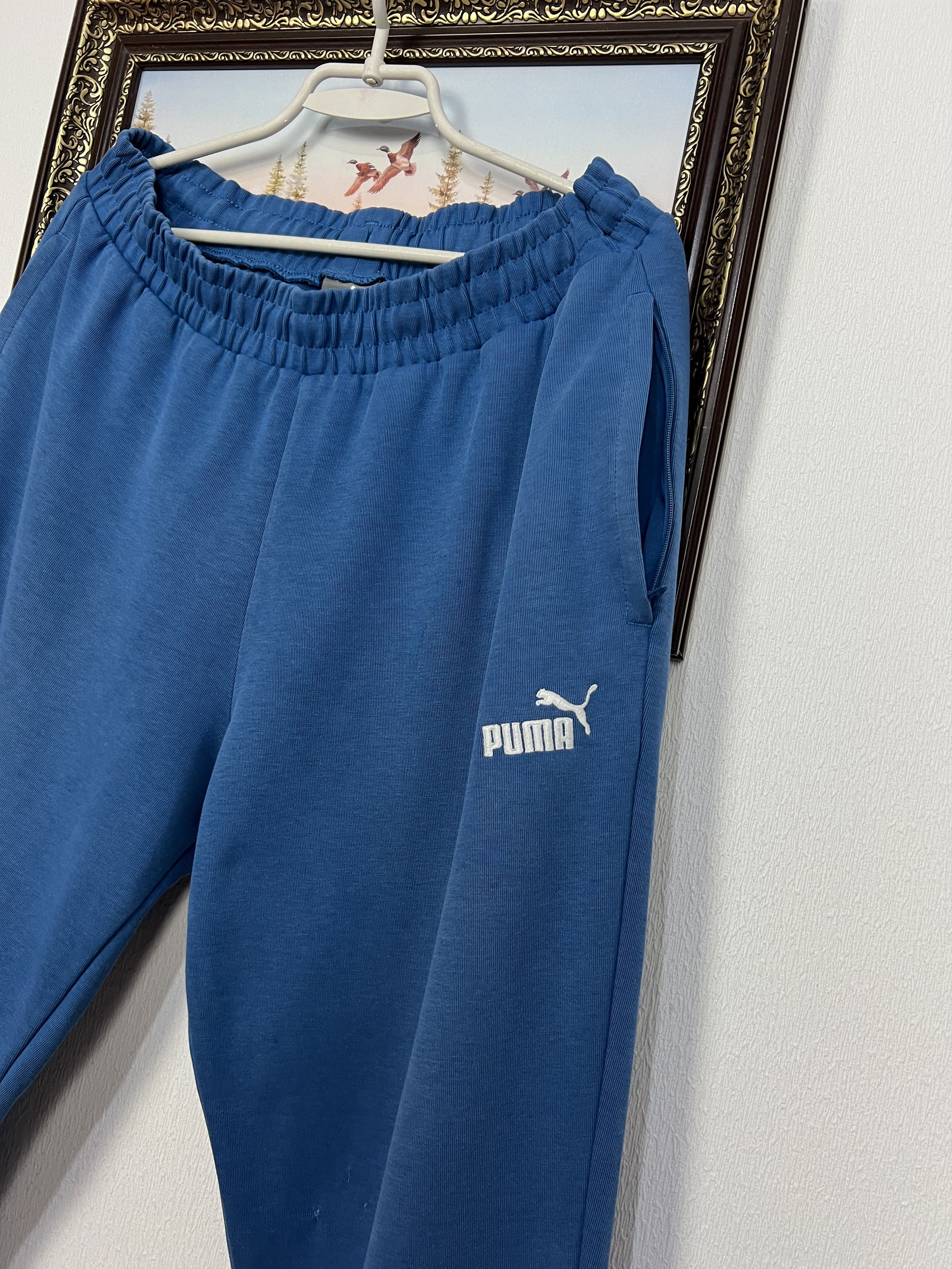 Puma Manchester City Football Pants Soccer Sweatpants Athletic Size US 34 / EU 50 - 2 Thumbnail