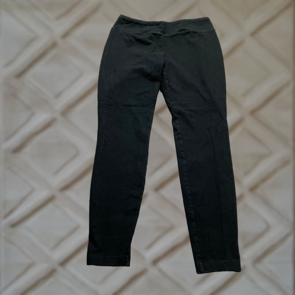 Eddie Bauer VINTAGE Eddie Bauer Leggings Womens Small Activewear Casual Travel Solid Black Stretch Athletic Fit Size 28" / US 6 / IT 42 - 1 Thumbnail